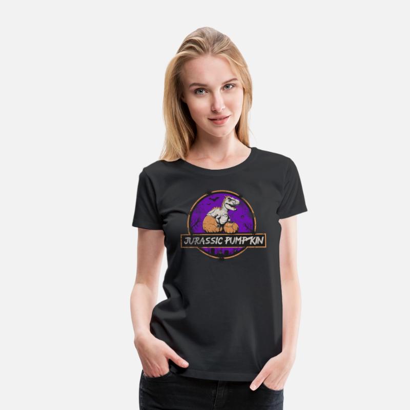 Jurassic Pumpkin T-Rex Halloween Tee