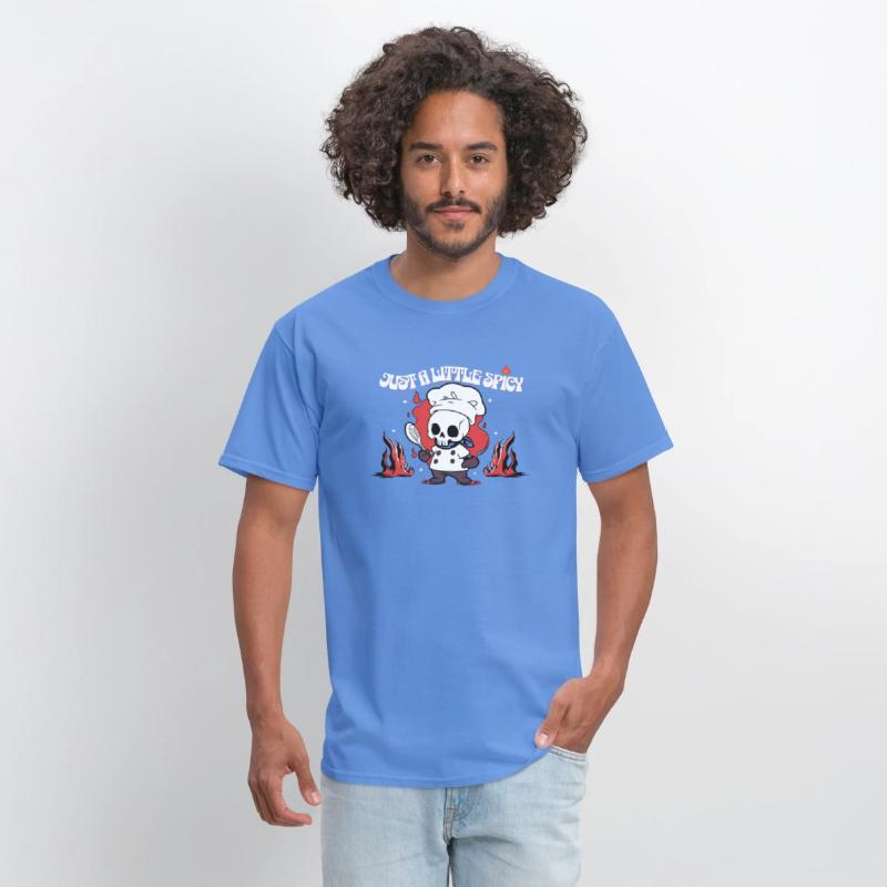 Just a little spicy funny skeleton chef
