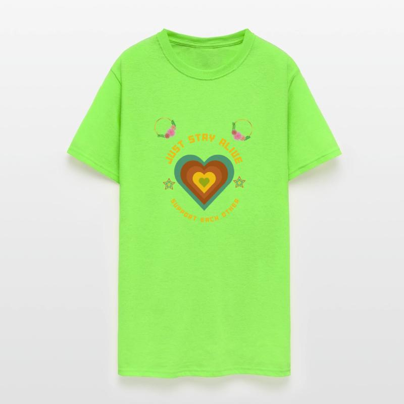 just stay alive t-shirt design