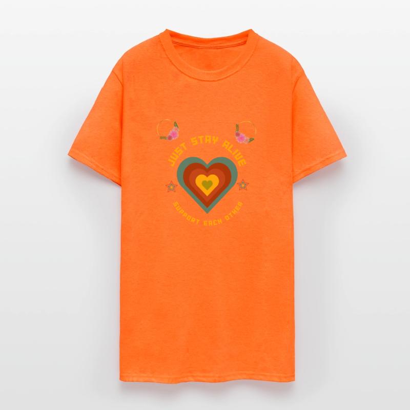 just stay alive t-shirt design