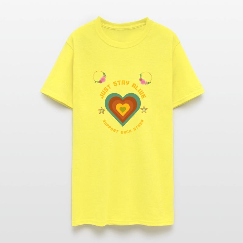 just stay alive t-shirt design