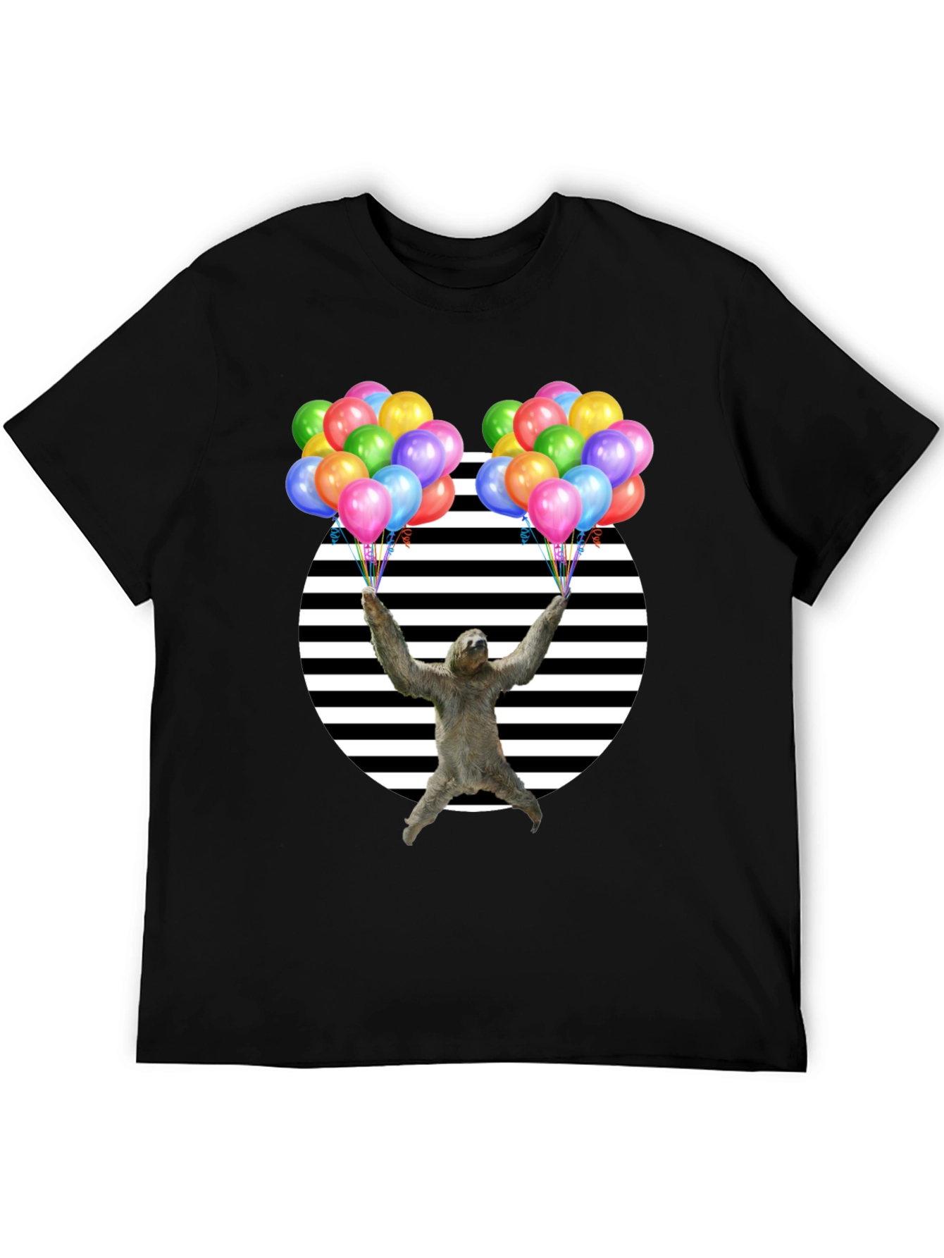Sloth Balloons Graphic T-Shirt - Unisex Design