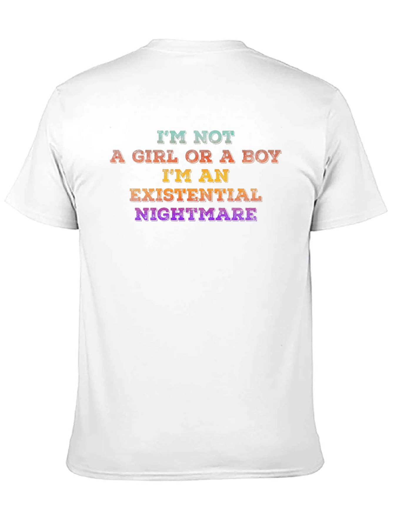 Existential Nightmare Graphic Tee - Soft Cotton Blend