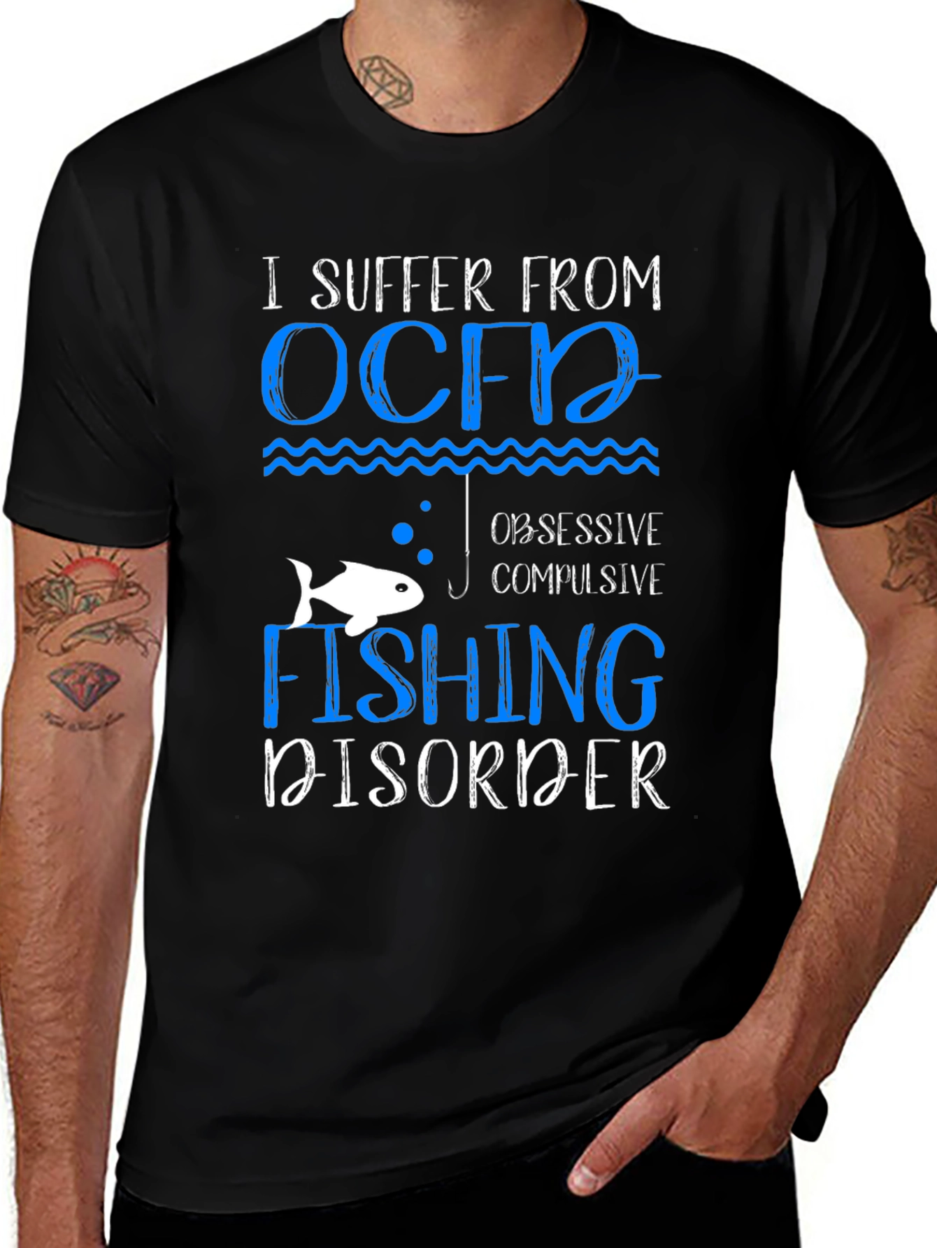 OCFD Fishing Disorder Graphic T-Shirt