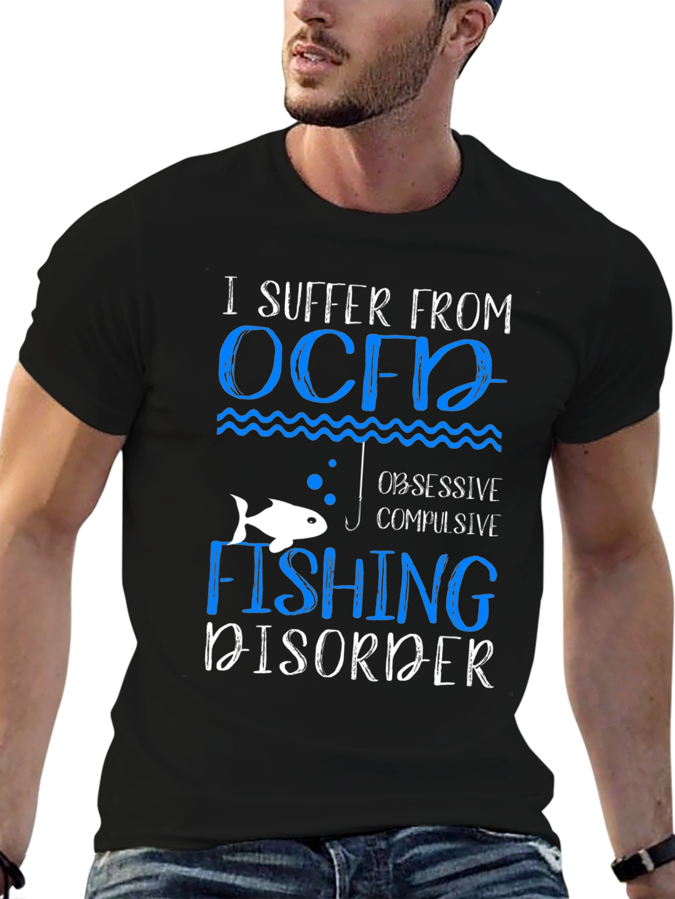 OCFD Fishing Disorder Graphic T-Shirt