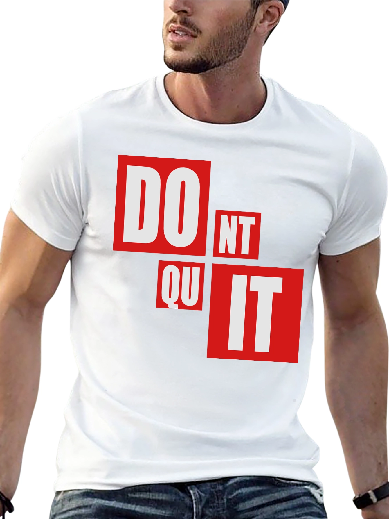 Motivational Dont Quit Graphic T-Shirt