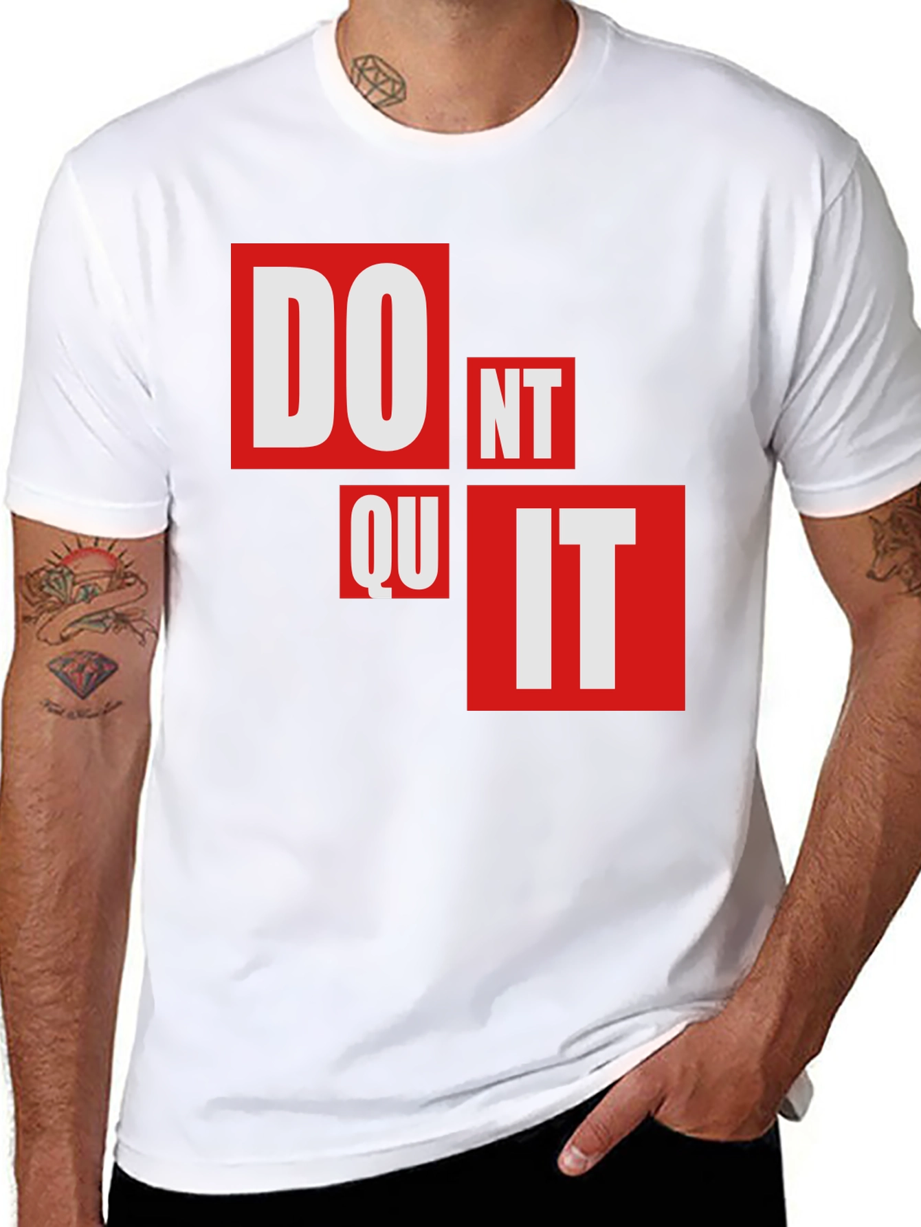 Motivational Dont Quit Graphic T-Shirt