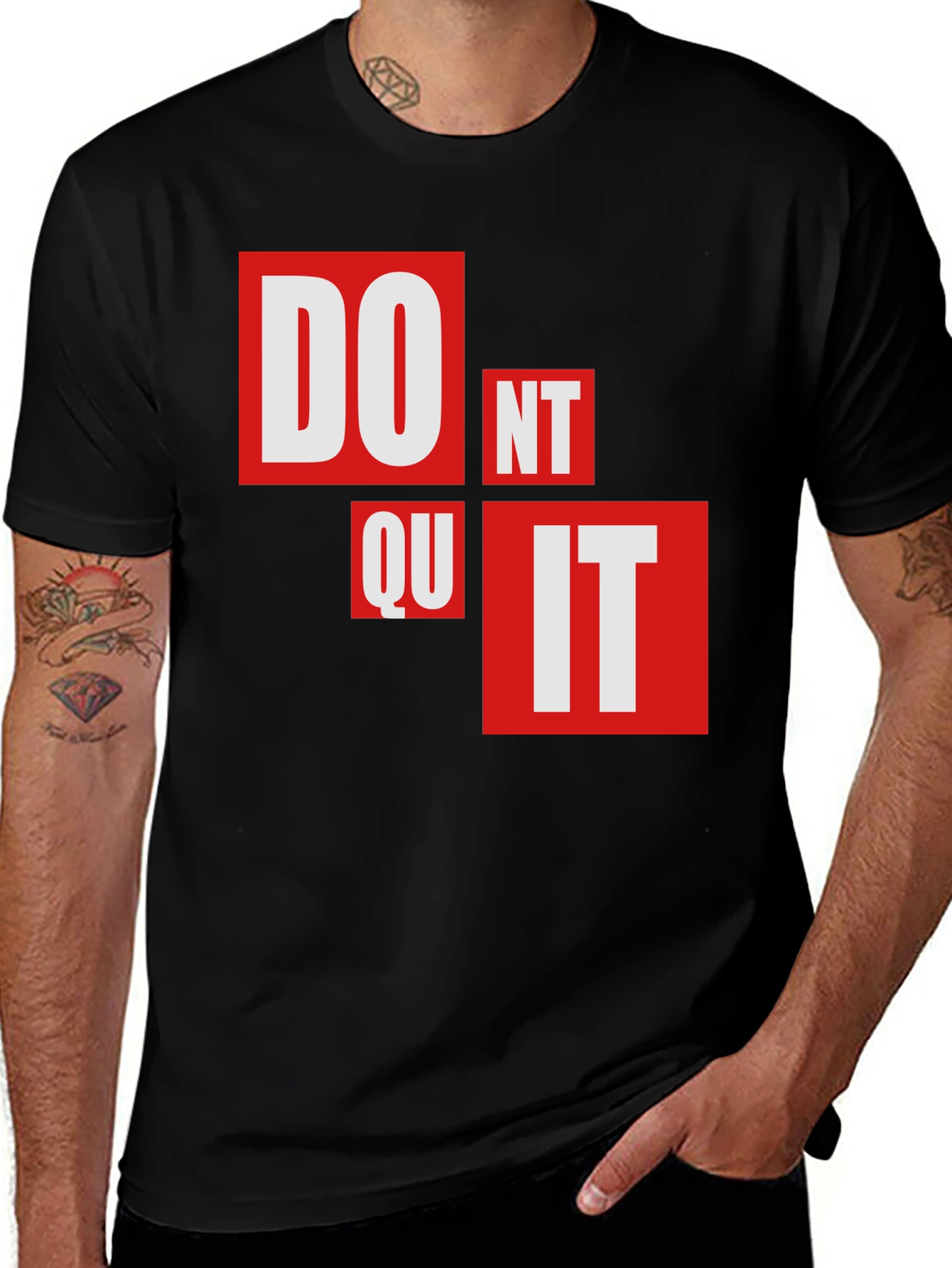 Motivational Dont Quit Graphic T-Shirt