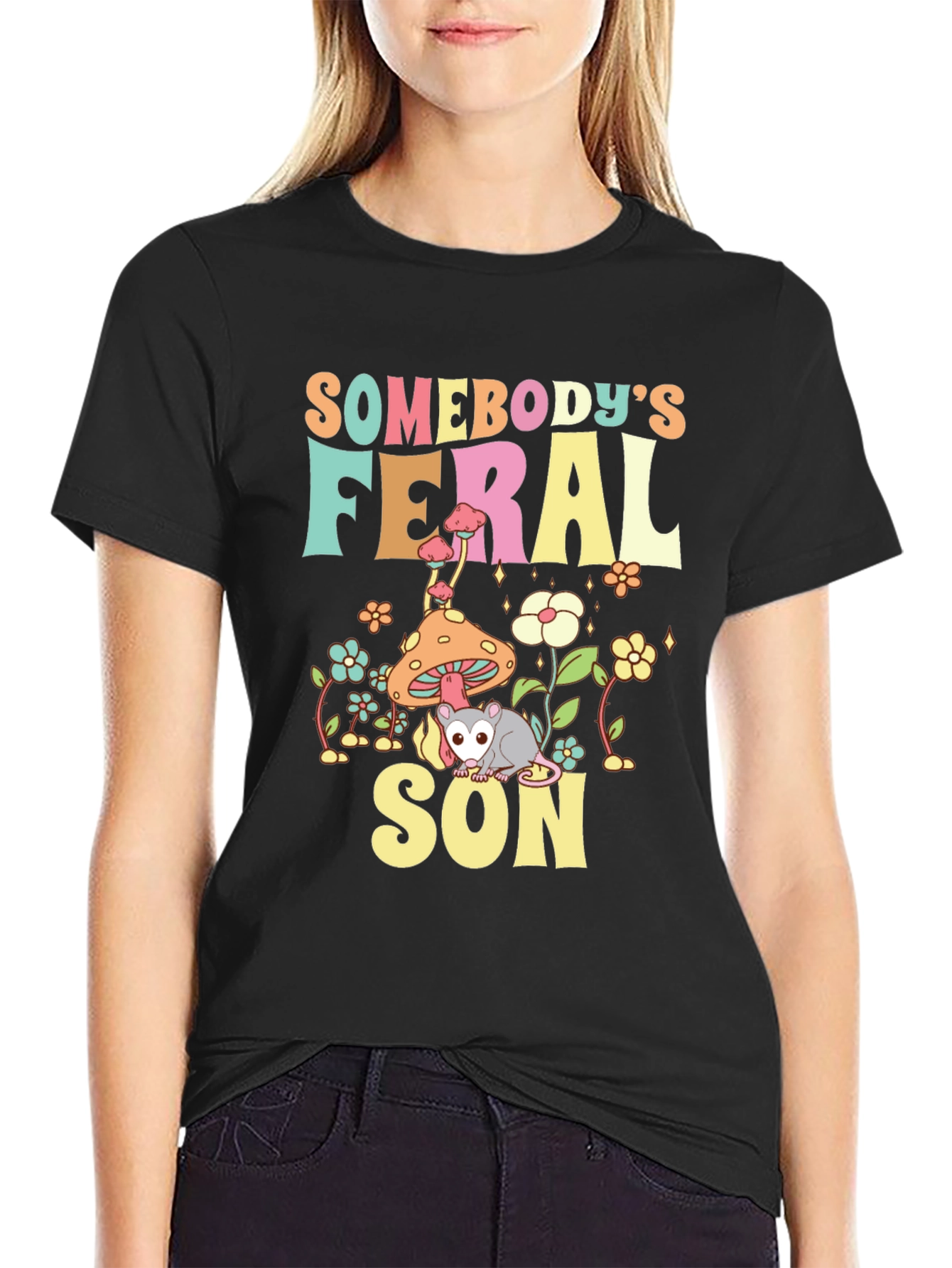 Somebodys Feral Son T-Shirt