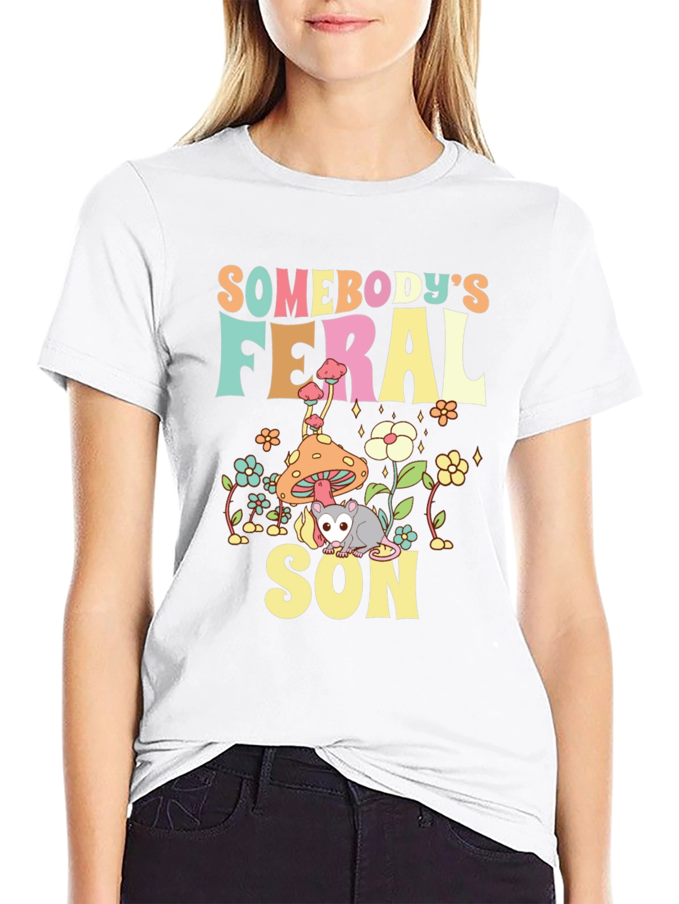 Somebodys Feral Son T-Shirt