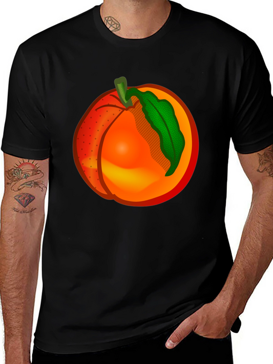 Peach Graphic T-Shirt - Fruity Fashion