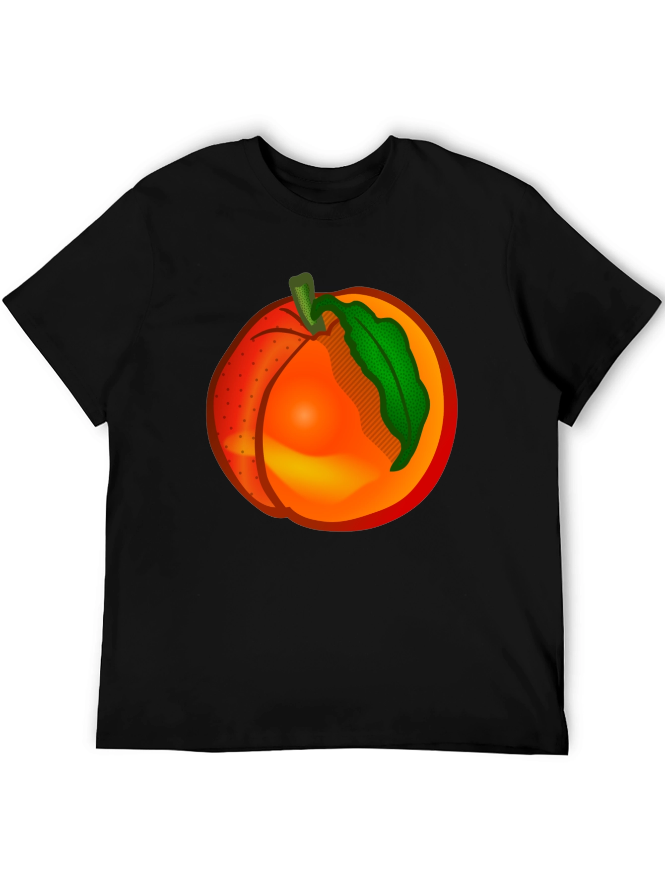 Peach Graphic T-Shirt - Fruity Fashion