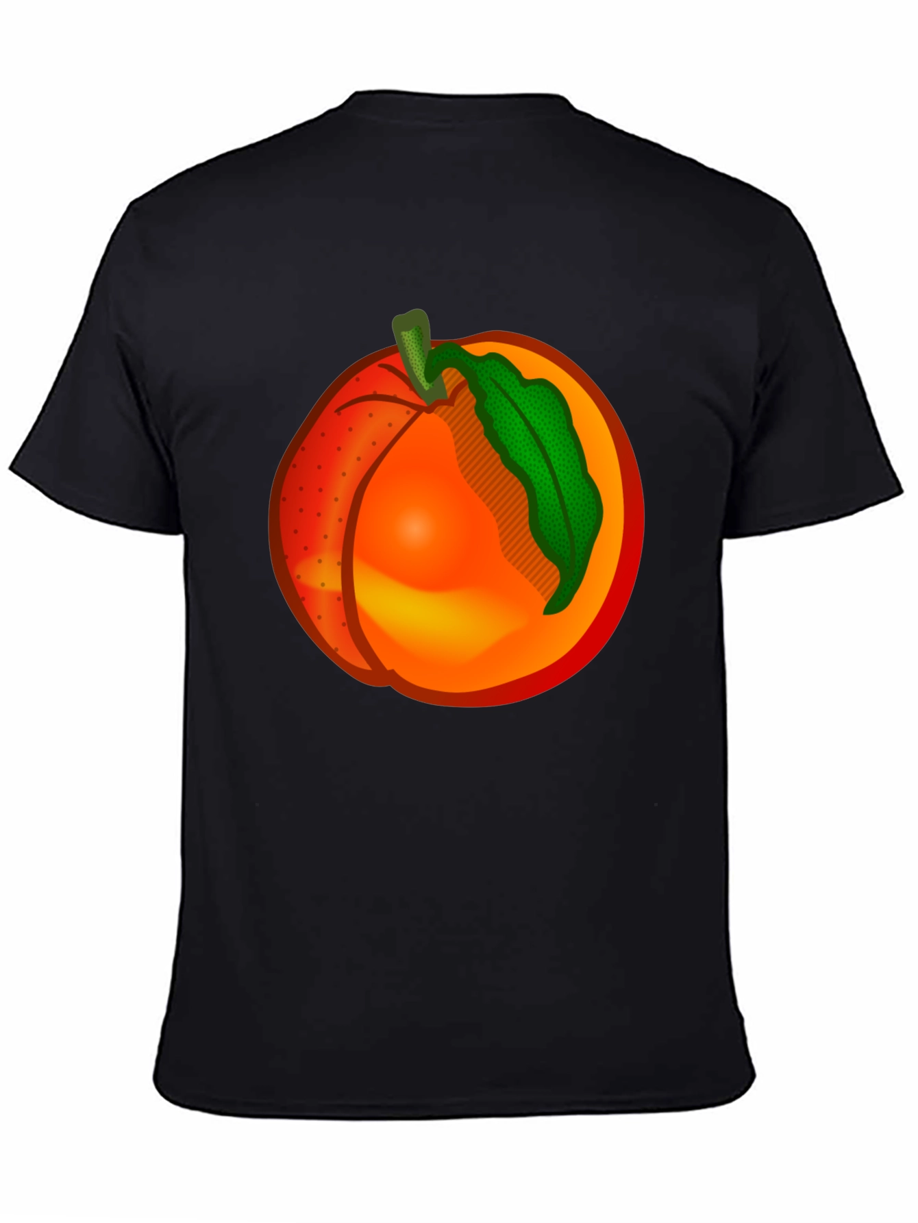 Peach Graphic T-Shirt - Fruity Fashion