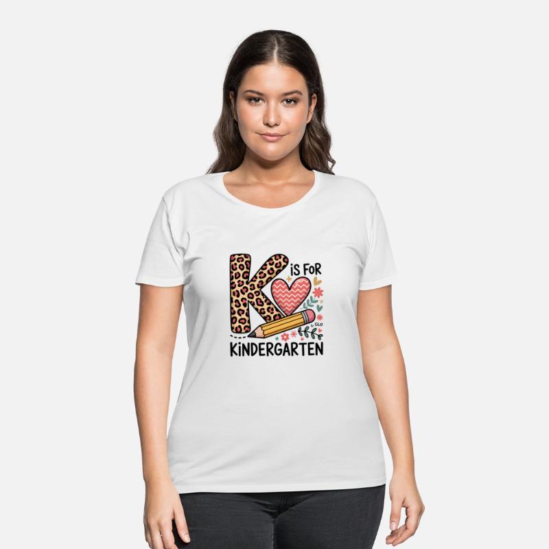K Is For Kindergarten Teacher Leopard First Day