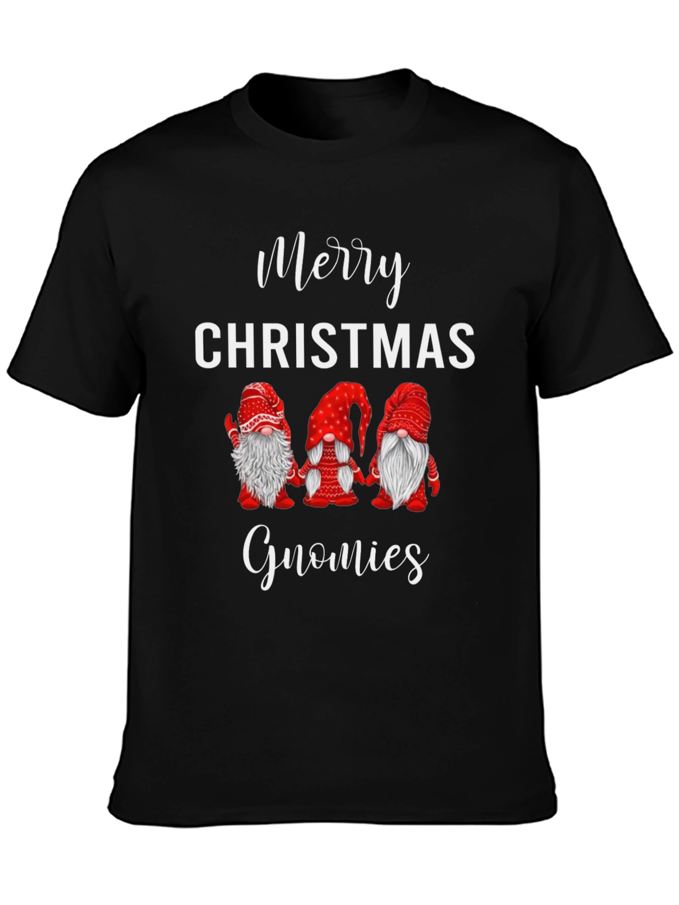 Merry Christmas Gnomies Graphic Tee