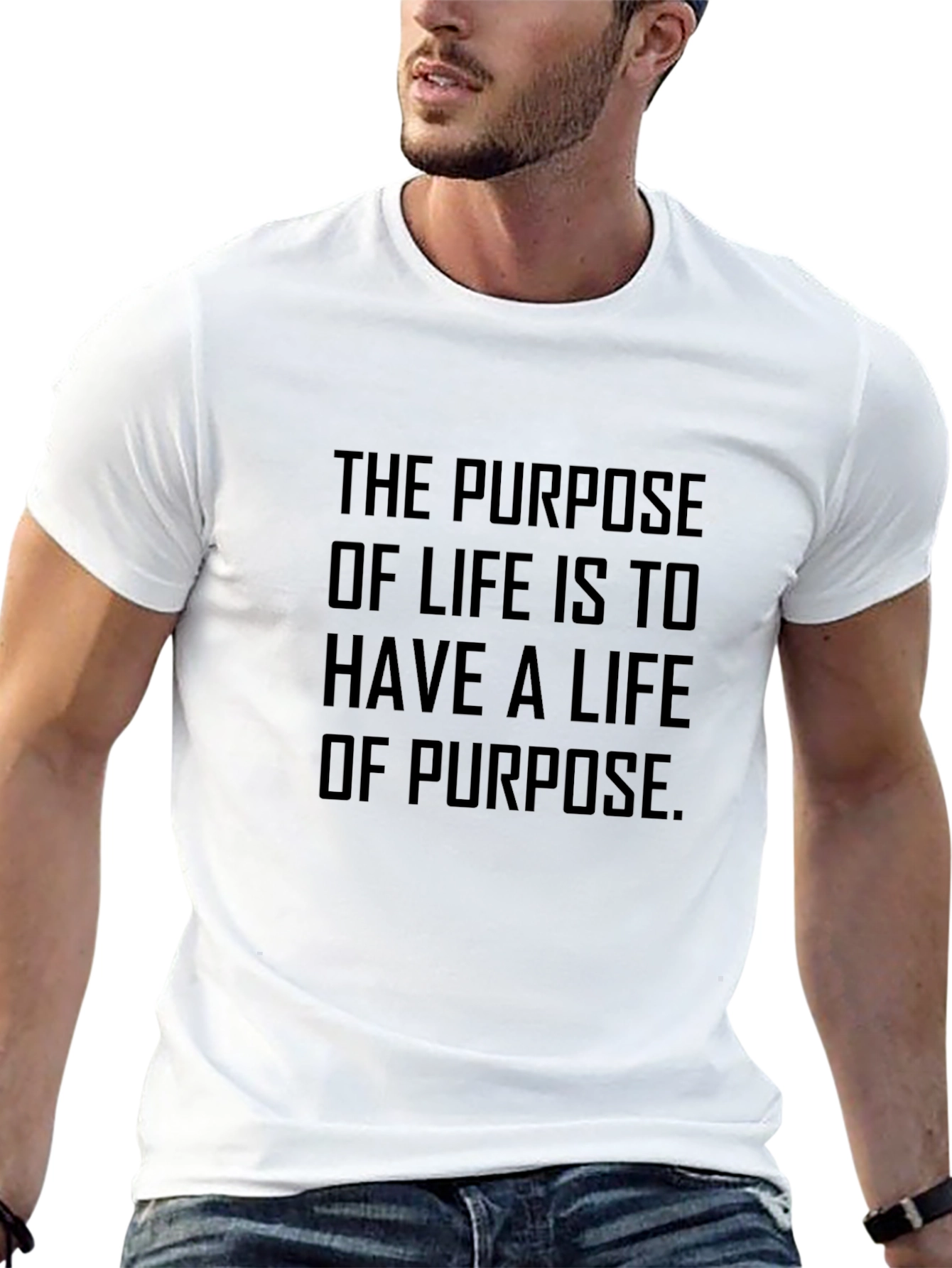 Purpose of Life Black T-Shirt