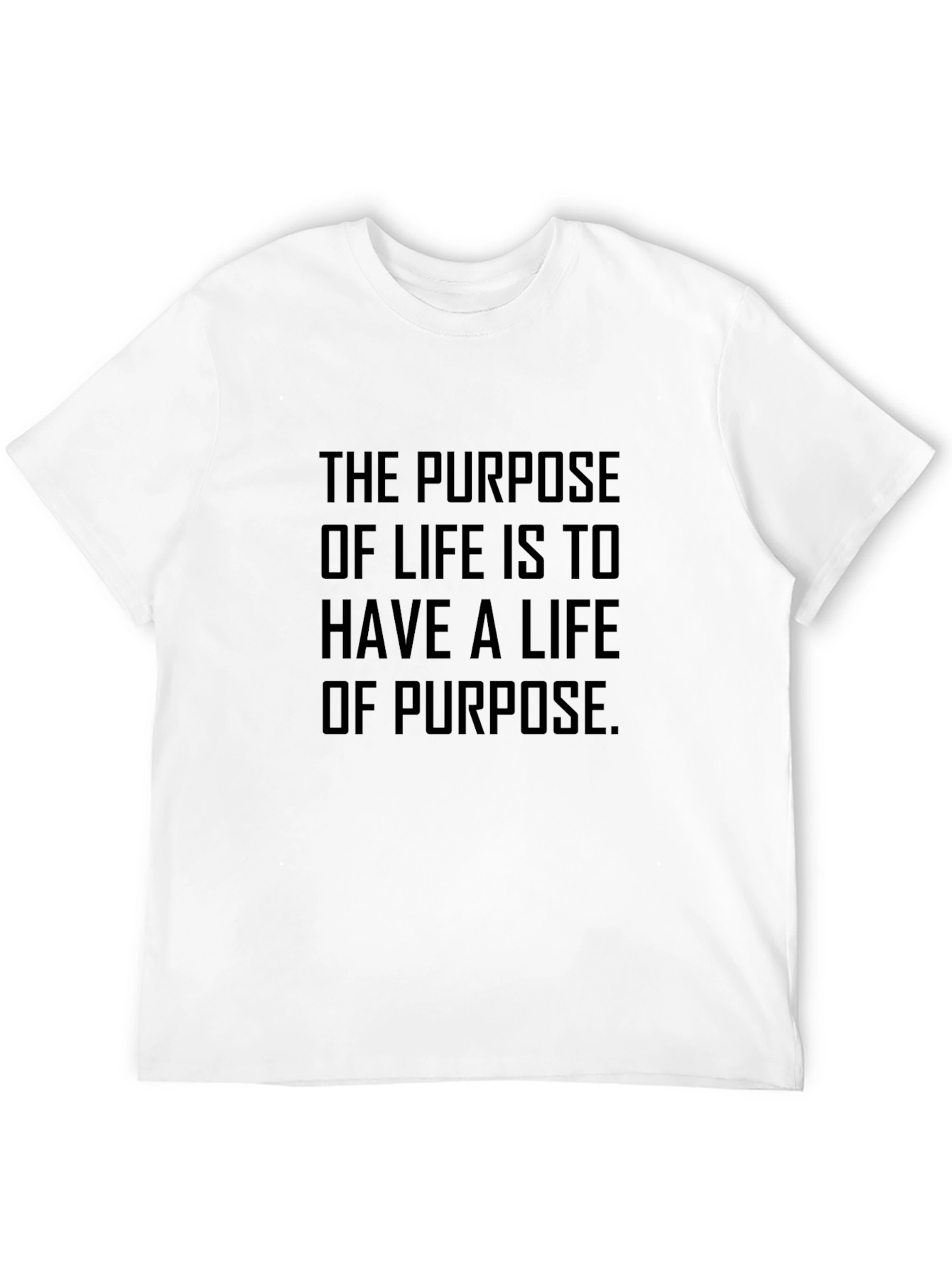 Purpose of Life Black T-Shirt