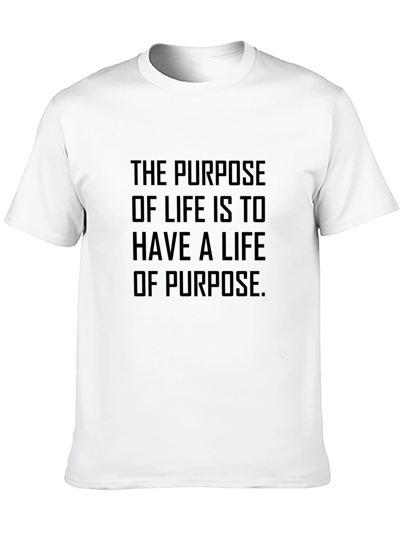 Purpose of Life Black T-Shirt