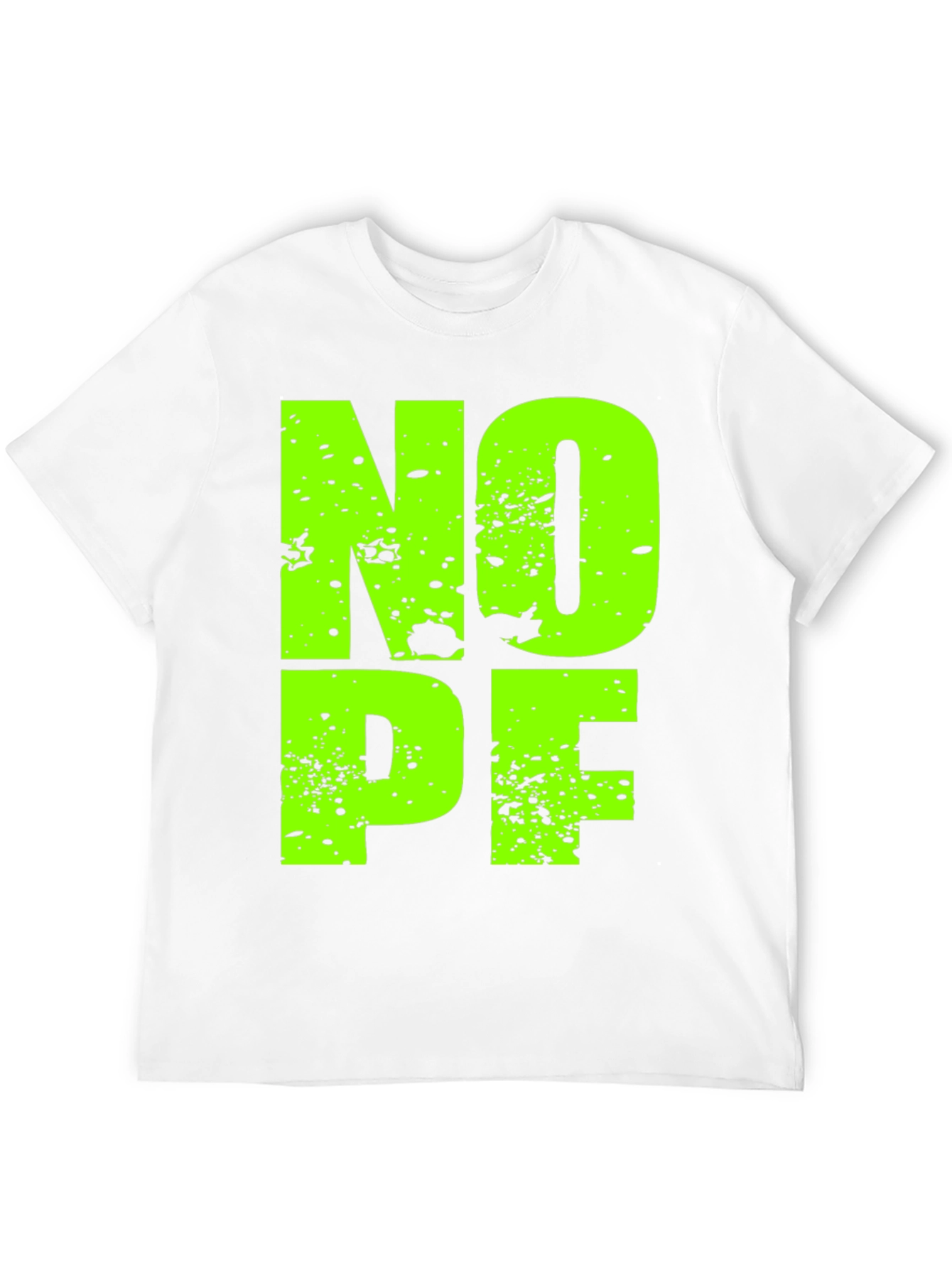 Nope T-Shirt Mens Graphic Tee