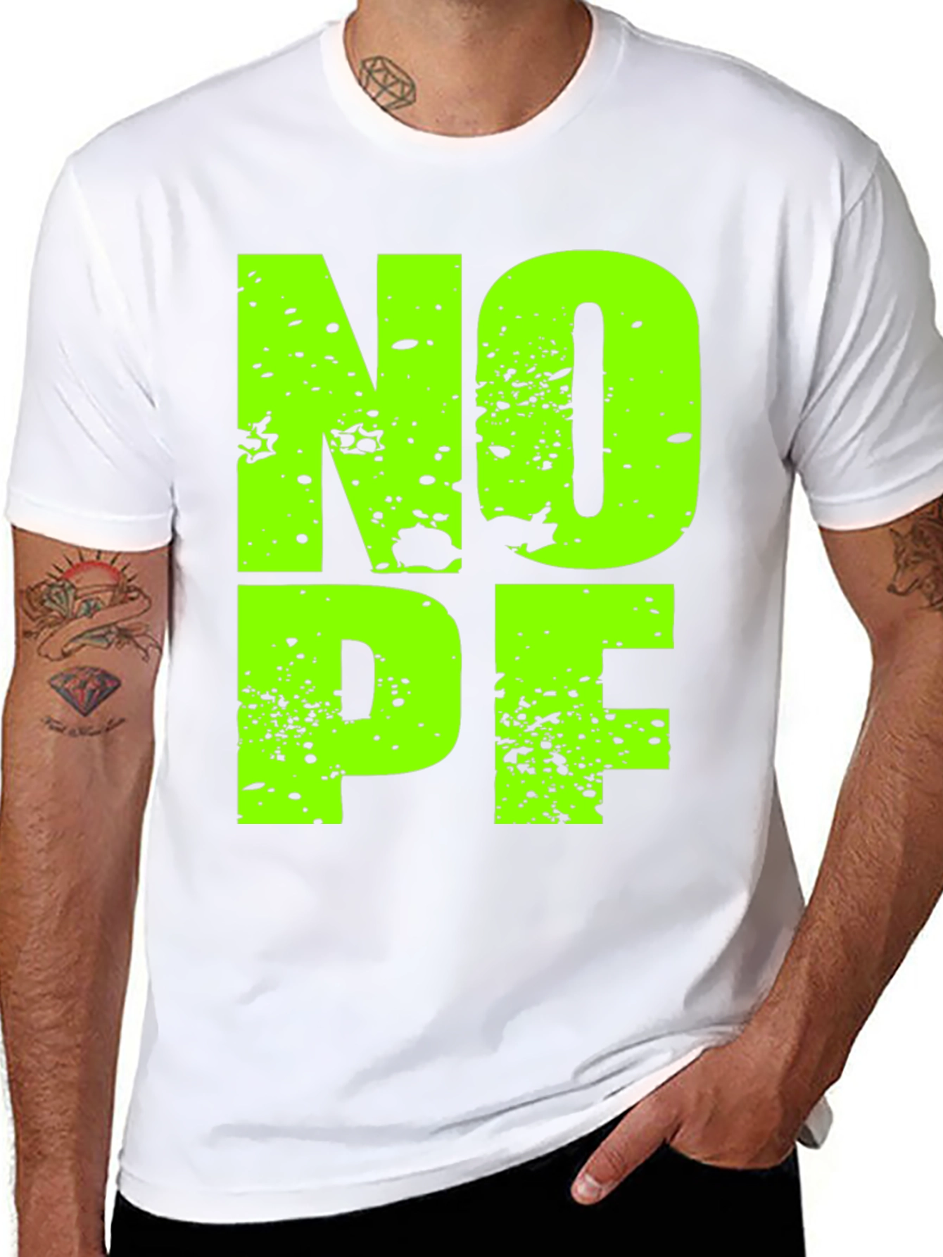 Nope T-Shirt Mens Graphic Tee