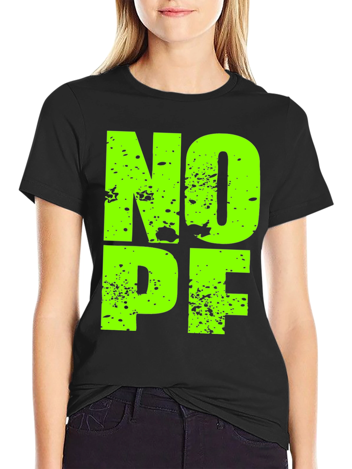 Nope T-Shirt Mens Graphic Tee