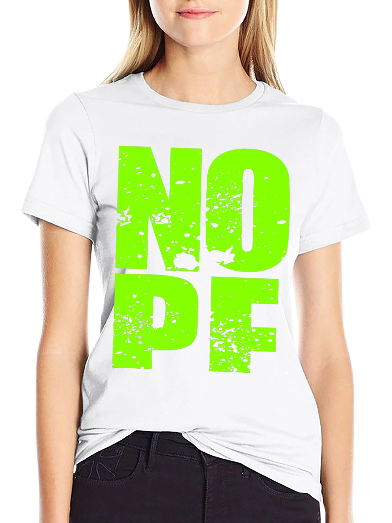 Nope T-Shirt Mens Graphic Tee