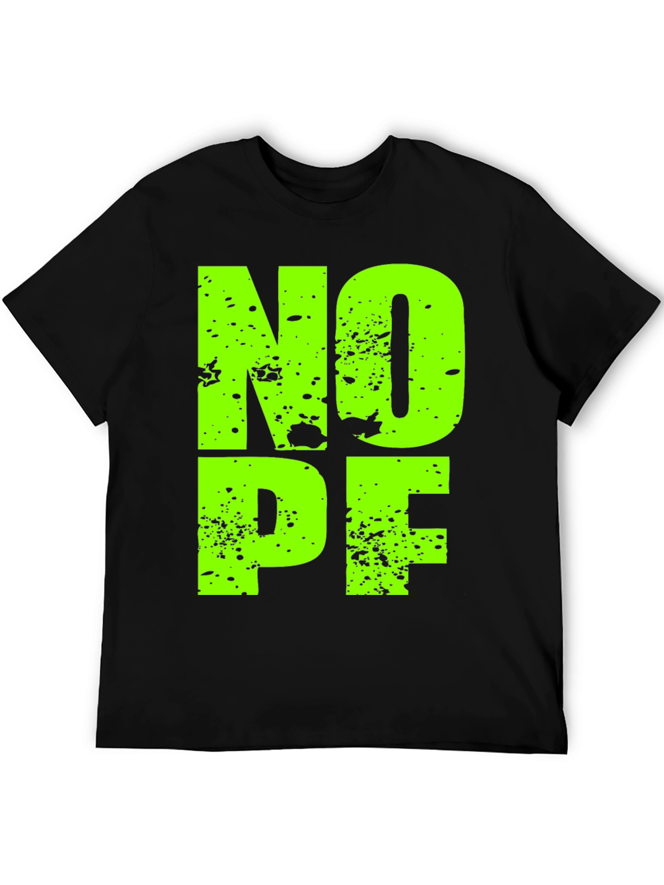 Nope T-Shirt Mens Graphic Tee
