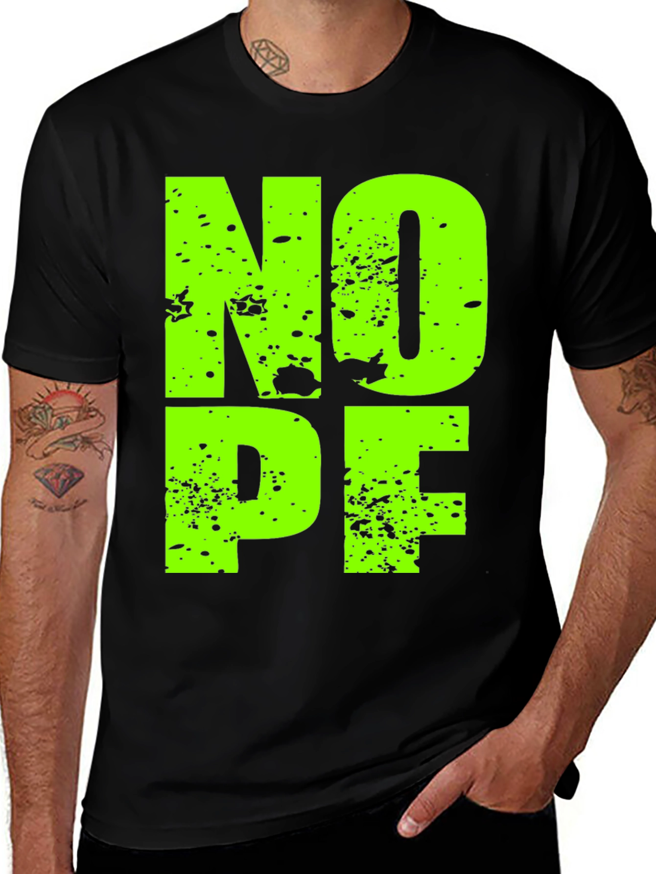 Nope T-Shirt Mens Graphic Tee