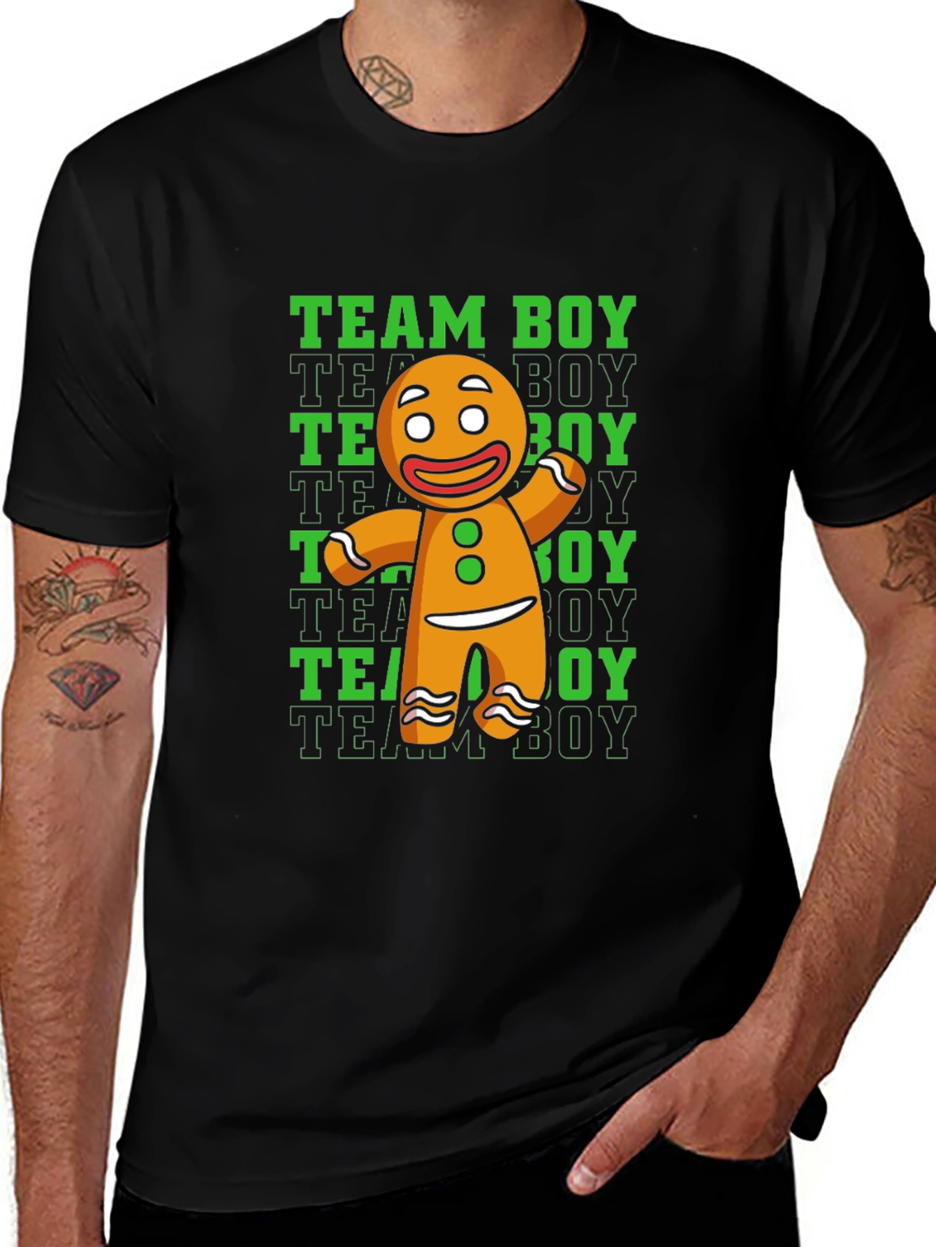 Team Boy Gingerbread T-Shirt