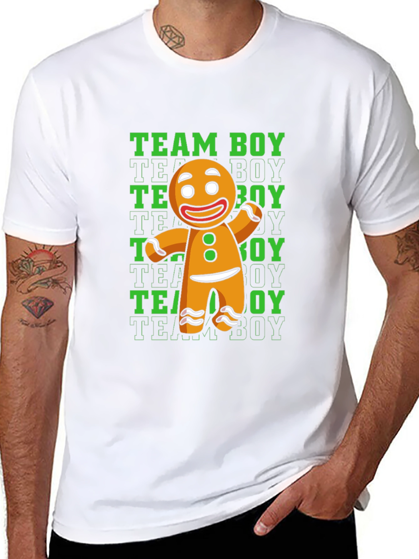 Team Boy Gingerbread T-Shirt