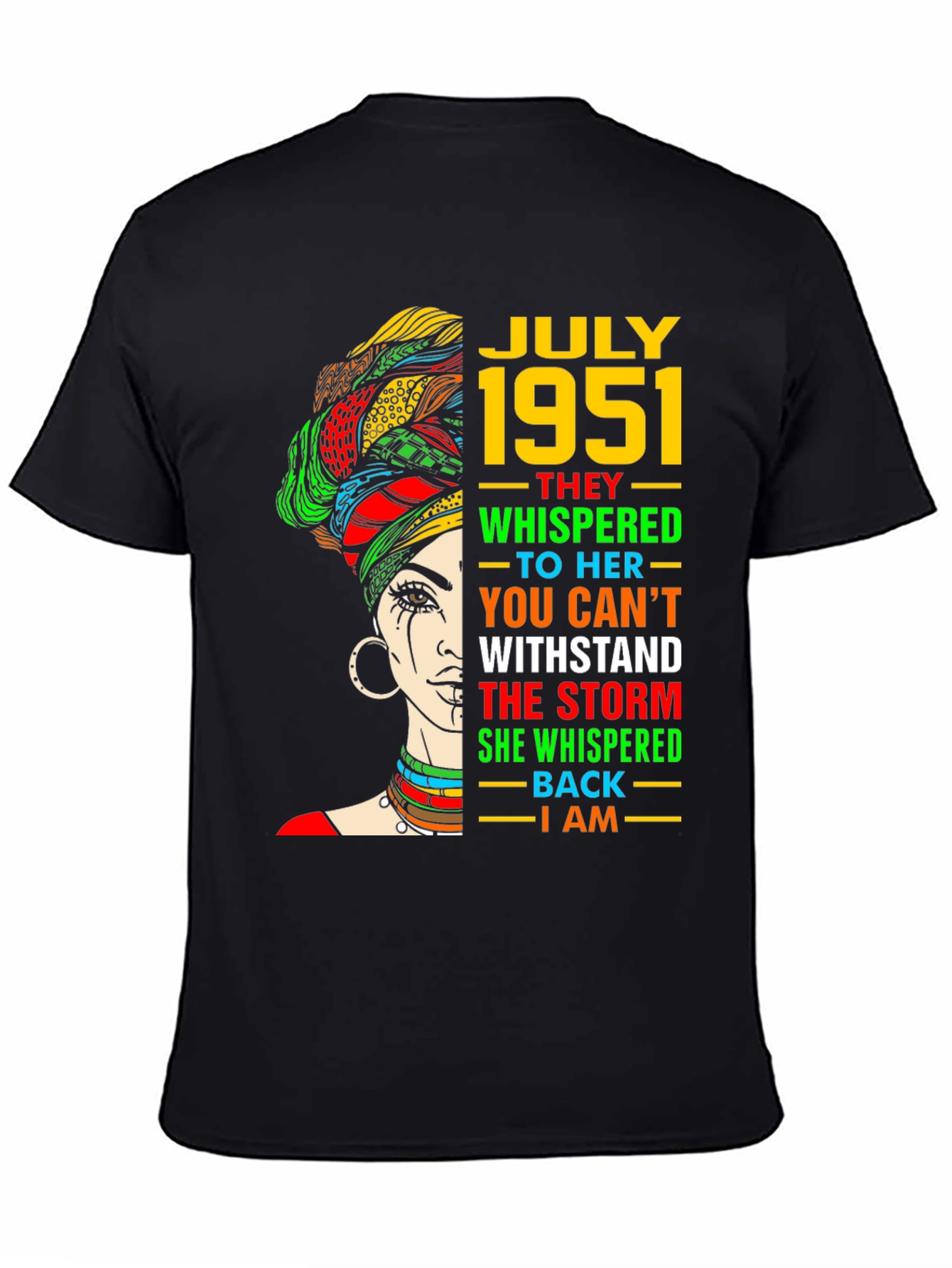 July 1951 Black Queen T-Shirt