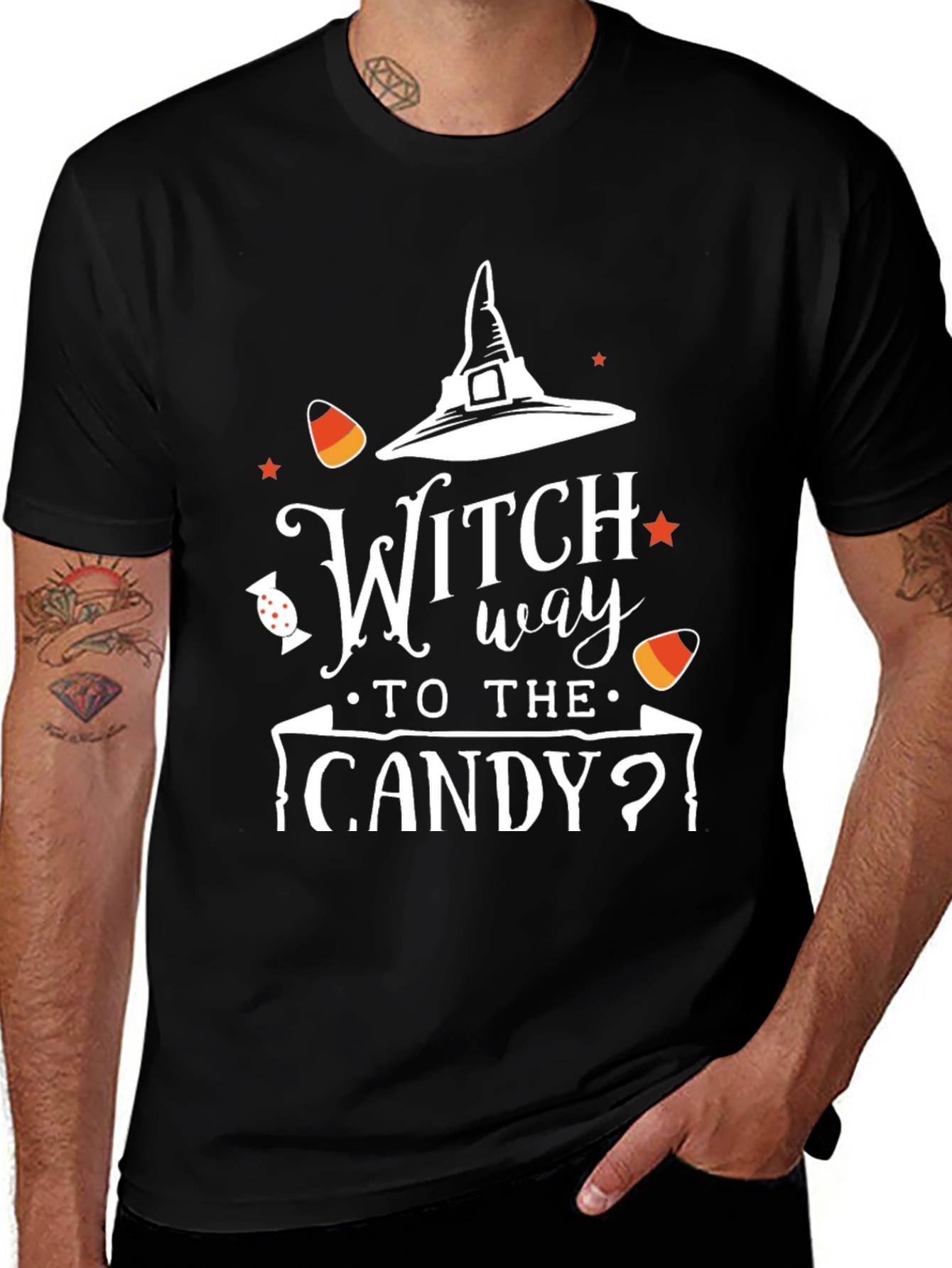 Witch Way to the Candy? Halloween T-Shirt