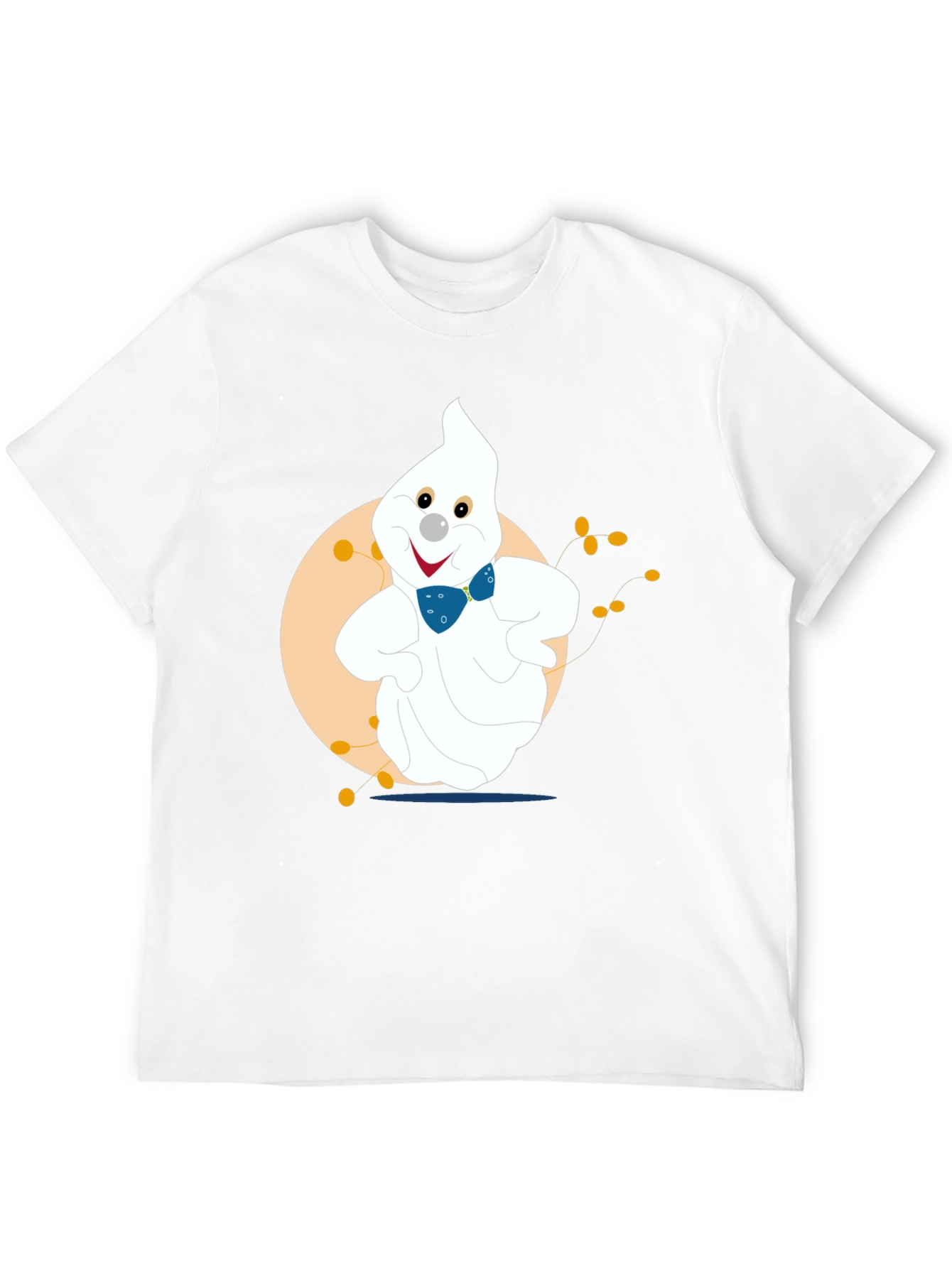 Ghost Graphic Black T-Shirt - Halloween Fun