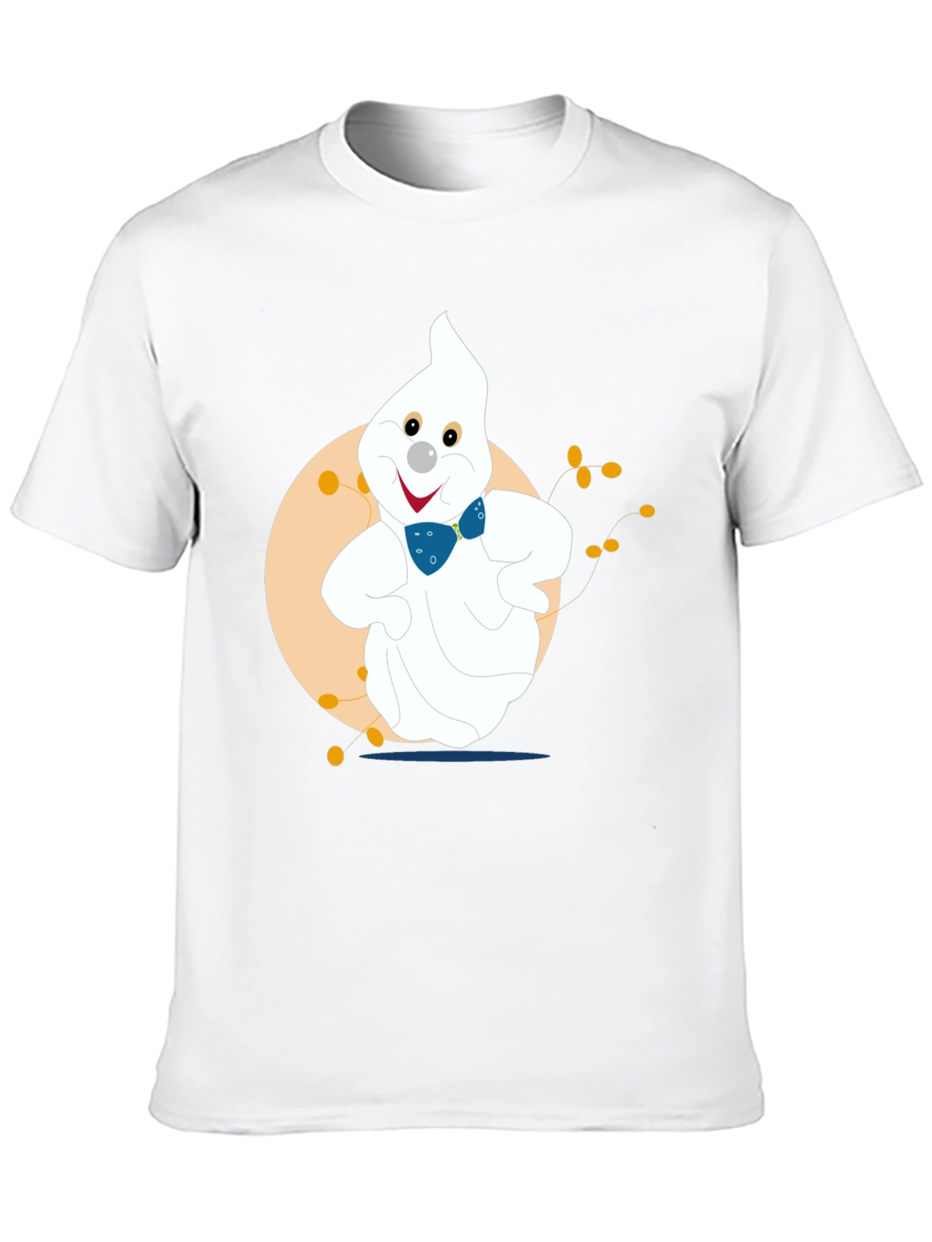 Ghost Graphic Black T-Shirt - Halloween Fun