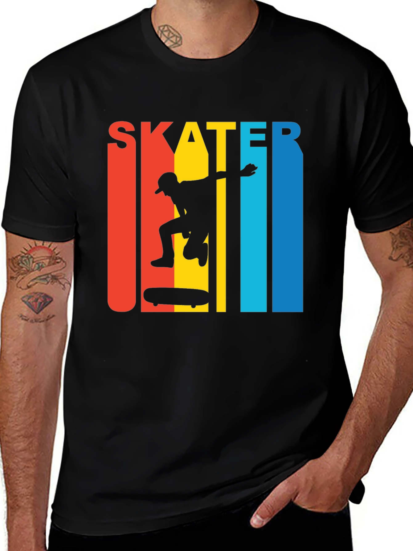 Skater Graphic Tee - Retro Style
