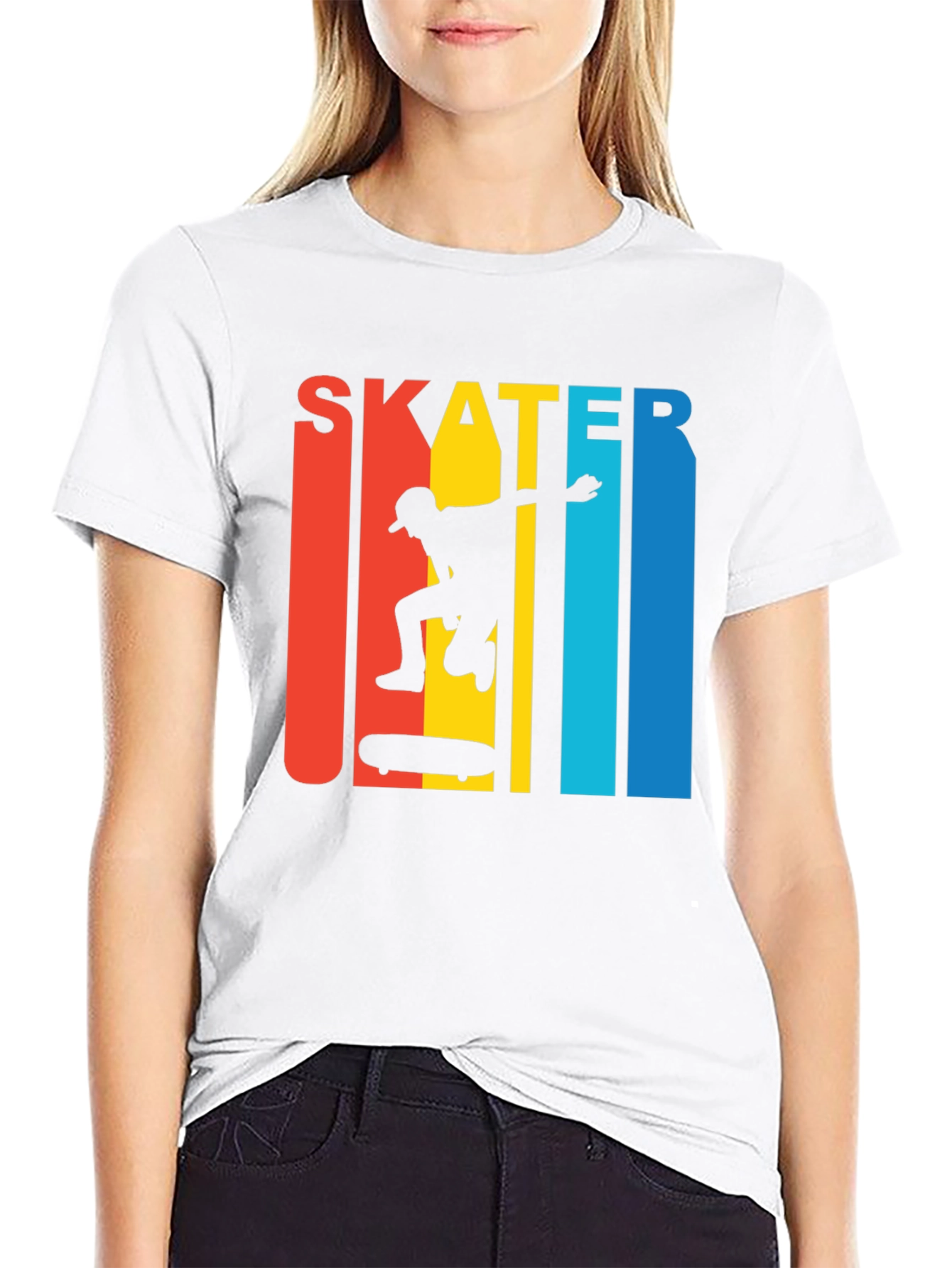 Skater Graphic Tee - Retro Style