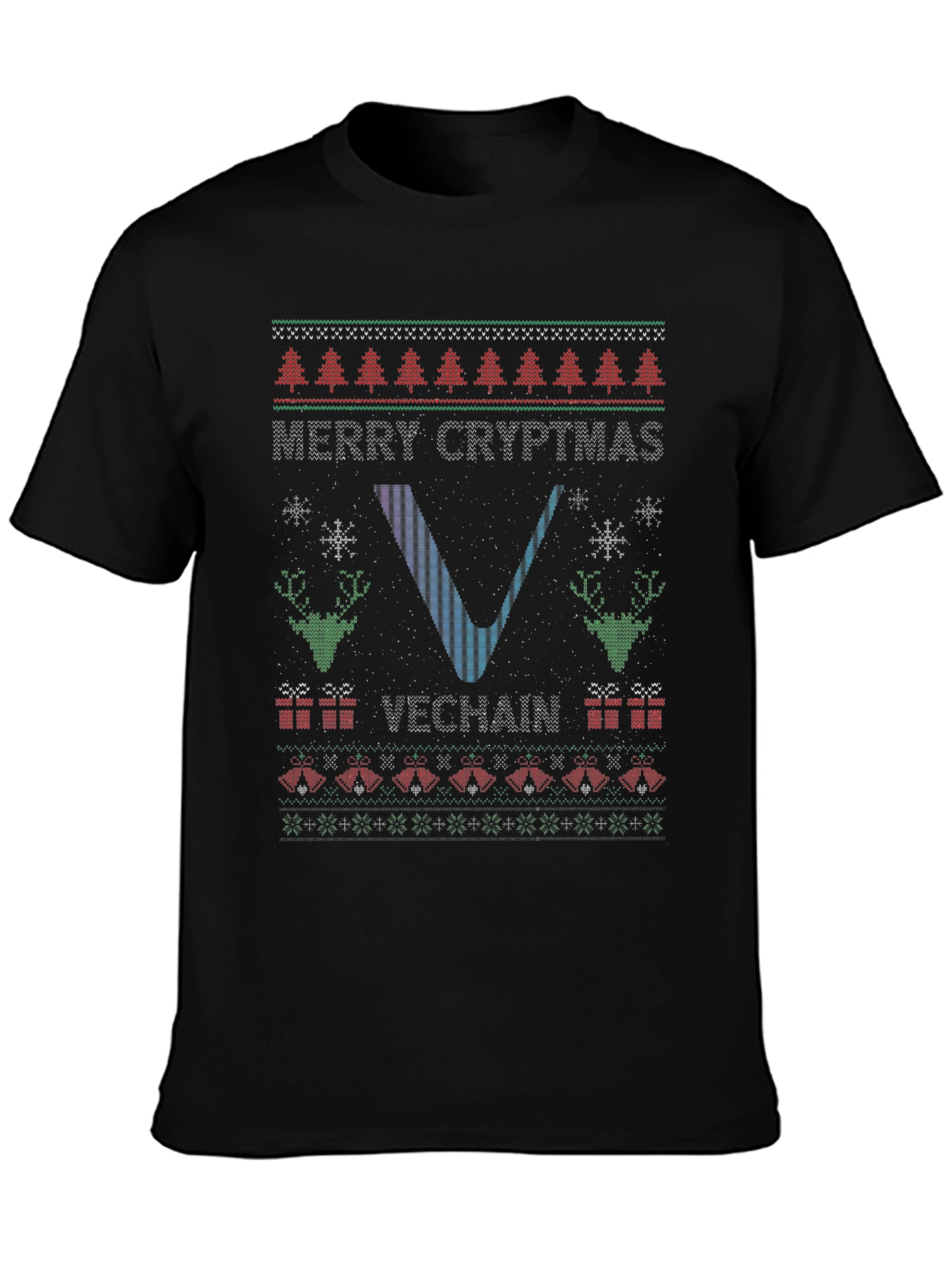 Merry Cryptmas VeChain Holiday Sweater T-Shirt