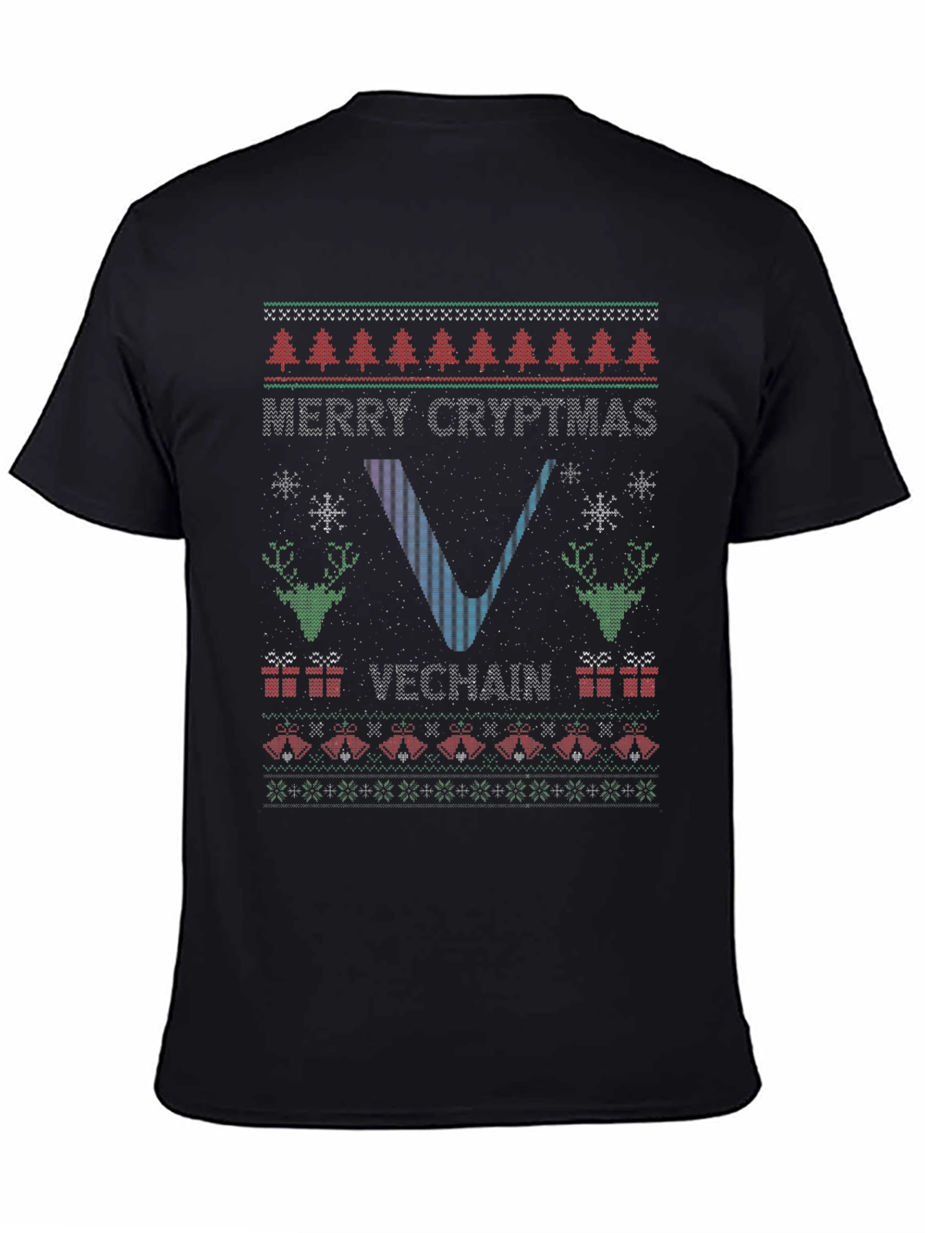 Merry Cryptmas VeChain Holiday Sweater T-Shirt