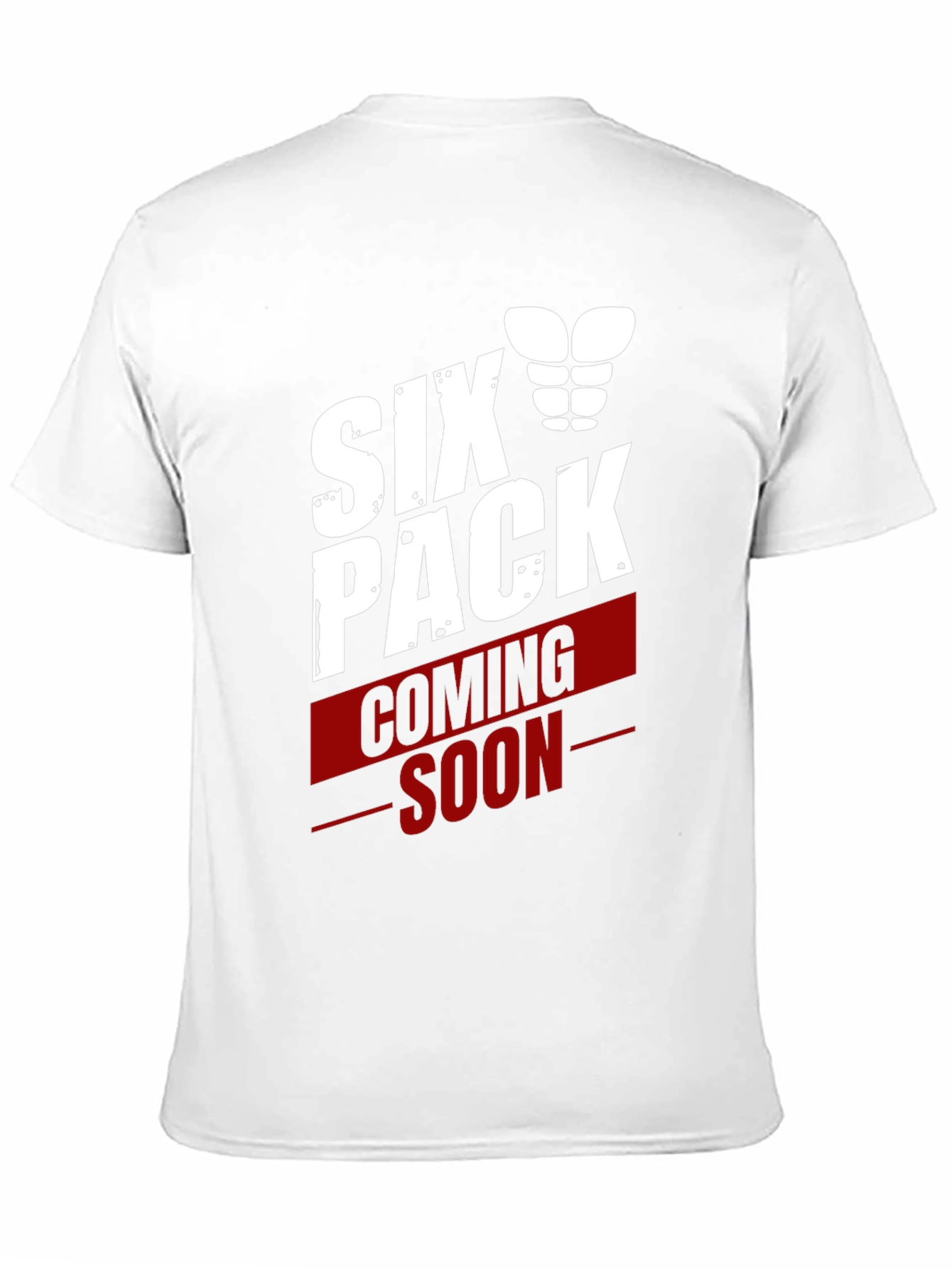 Six Pack Coming Soon Graphic T-Shirt