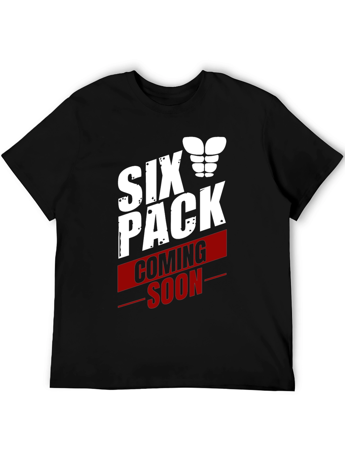 Six Pack Coming Soon Graphic T-Shirt