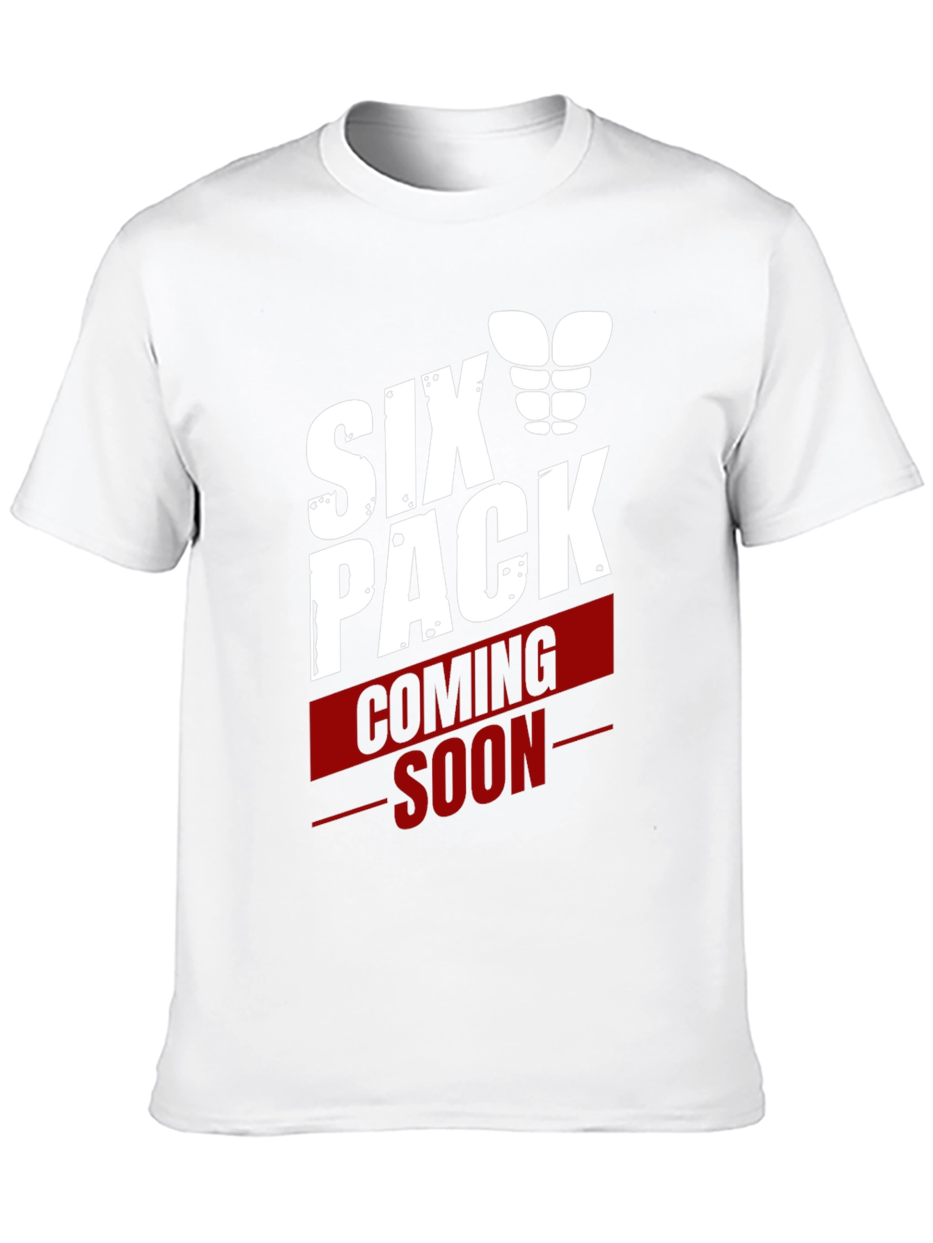 Six Pack Coming Soon Graphic T-Shirt