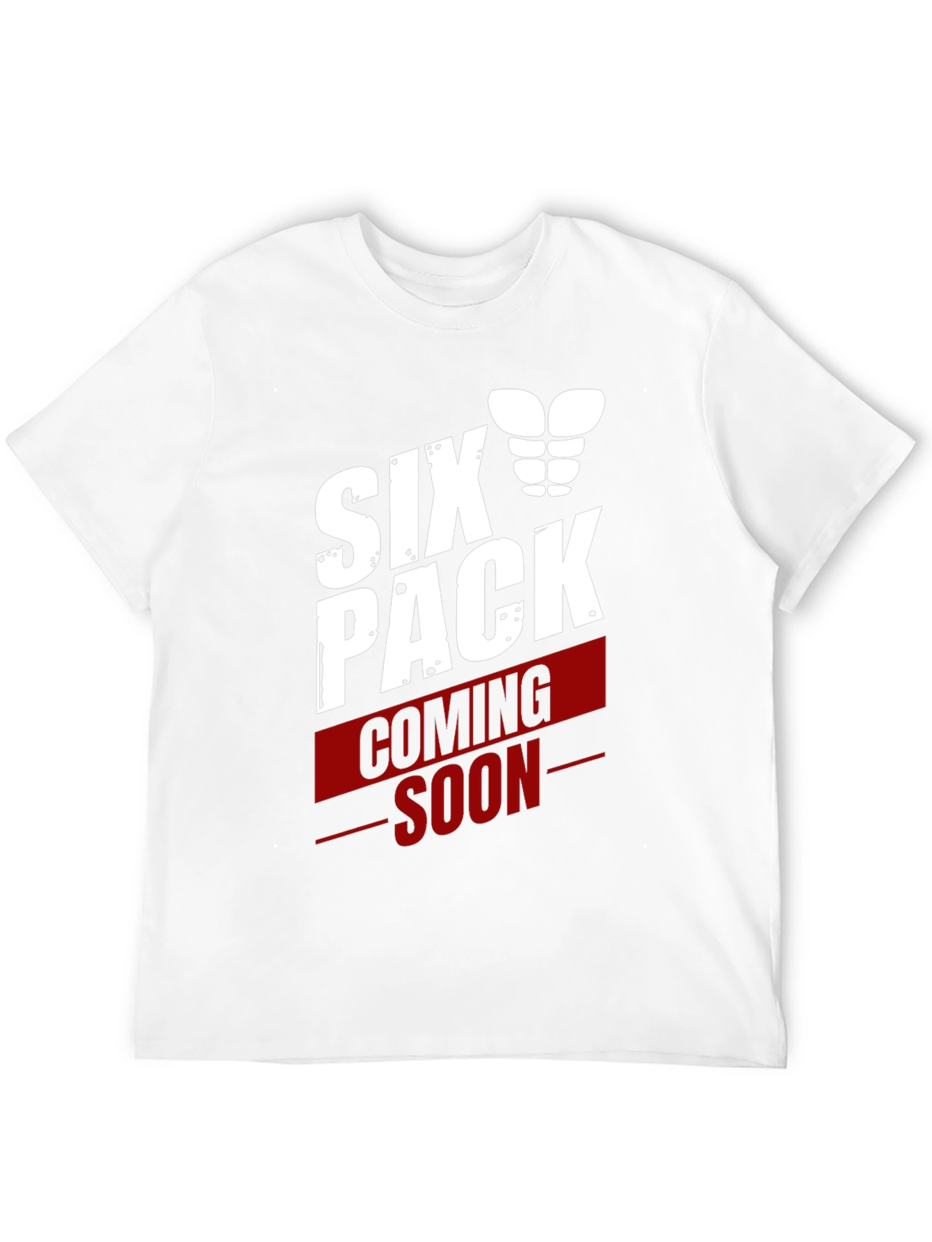 Six Pack Coming Soon Graphic T-Shirt