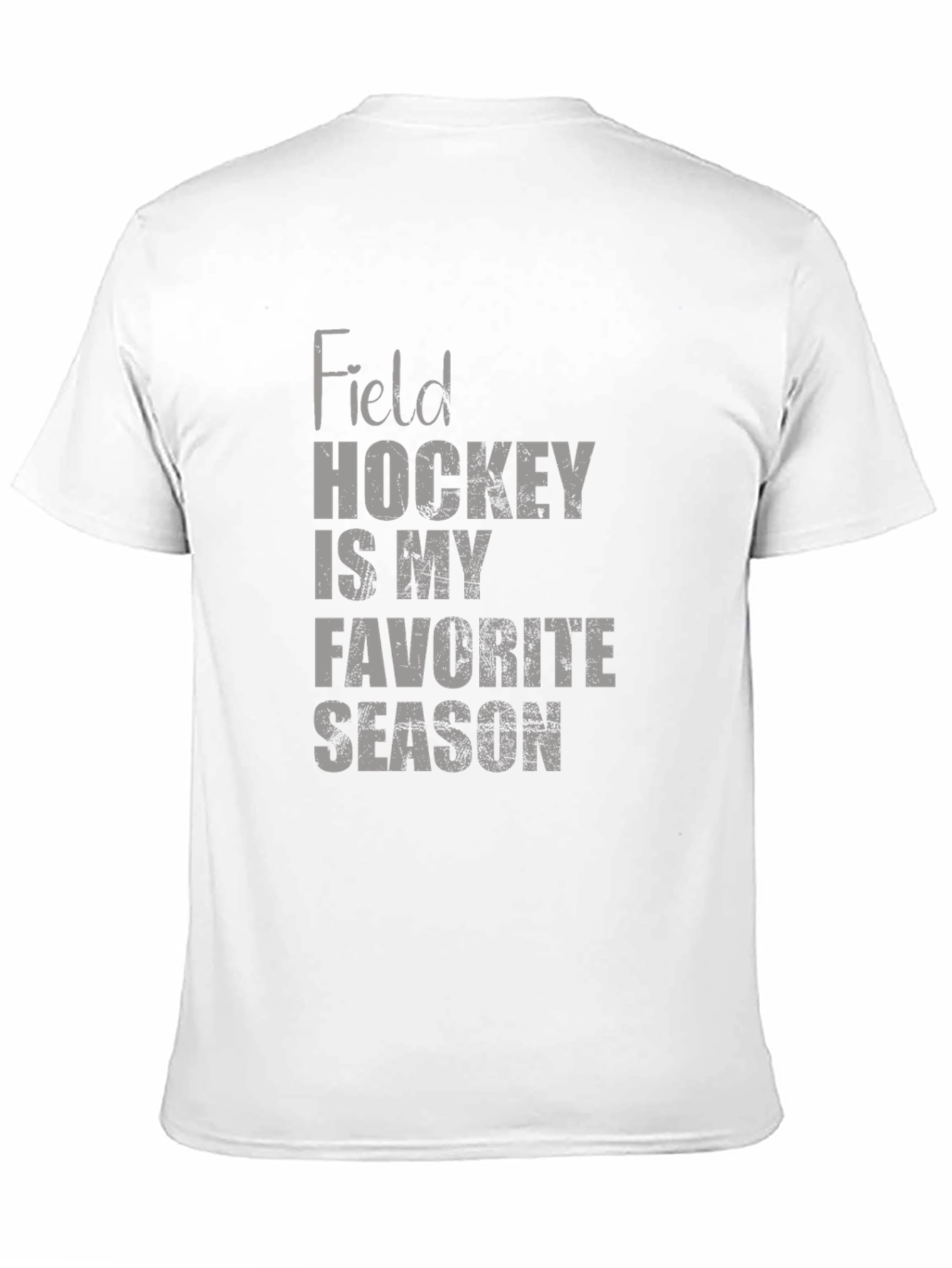 Field Hockey Favorite Season Black Graphic Tee
