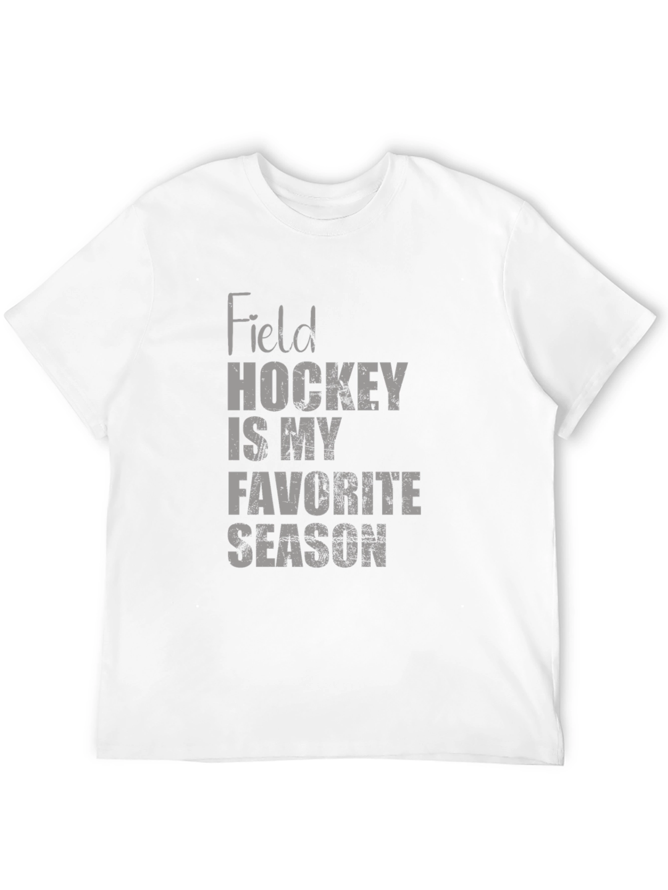 Field Hockey Favorite Season Black Graphic Tee