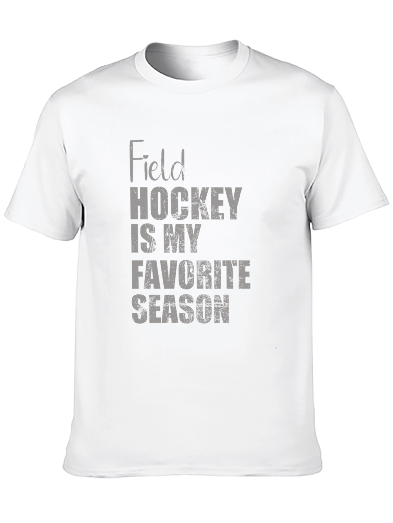 Field Hockey Favorite Season Black Graphic Tee