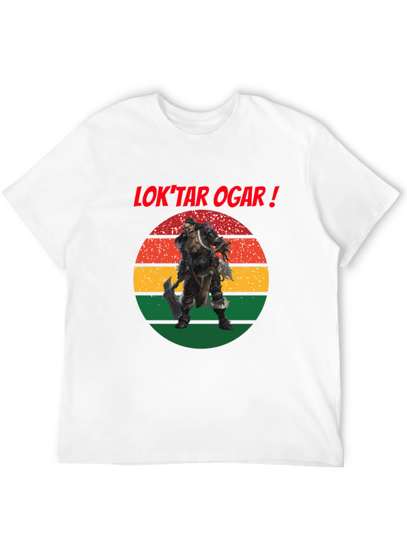 Loktar Ogar Orc Warrior Graphic T-Shirt