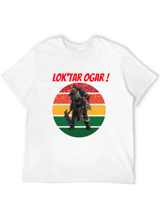 Loktar Ogar Orc Warrior Graphic T-Shirt