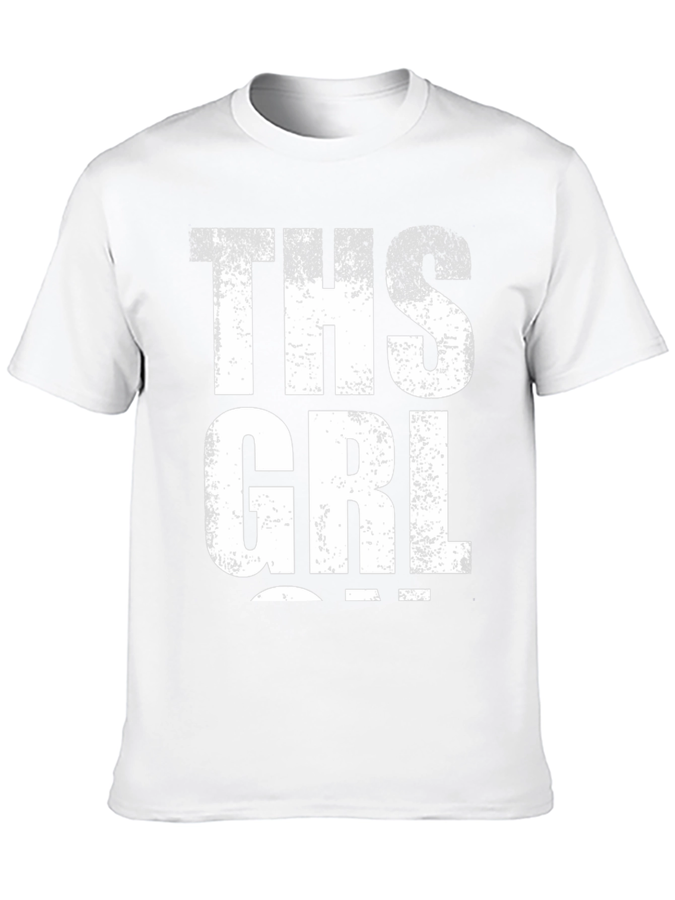 THS GRL Graphic Print Black T-Shirt