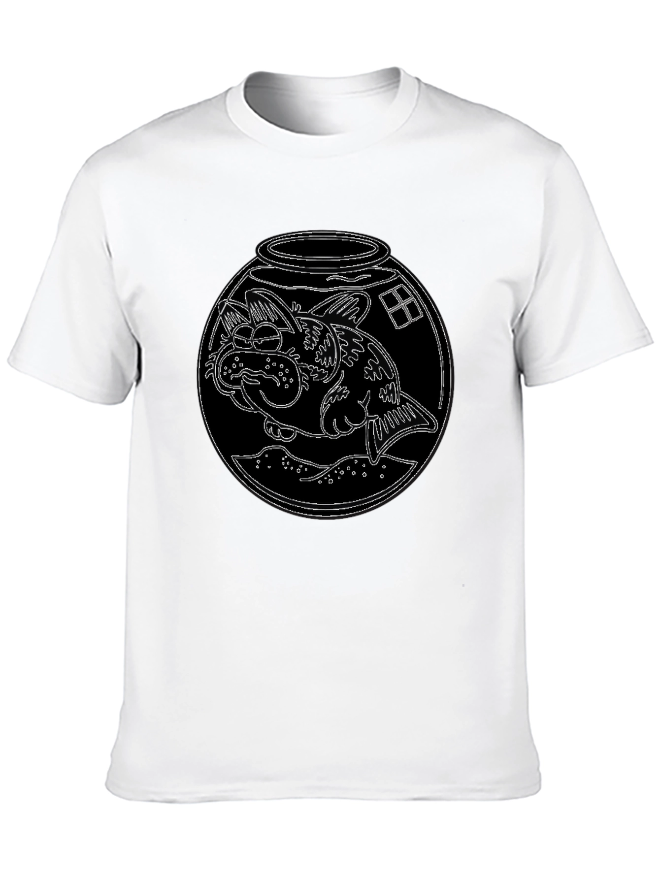 Catfish Bowl T-Shirt - Novelty Graphic Tee