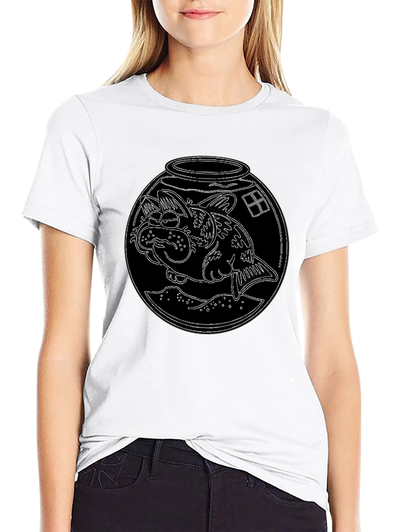 Catfish Bowl T-Shirt - Novelty Graphic Tee